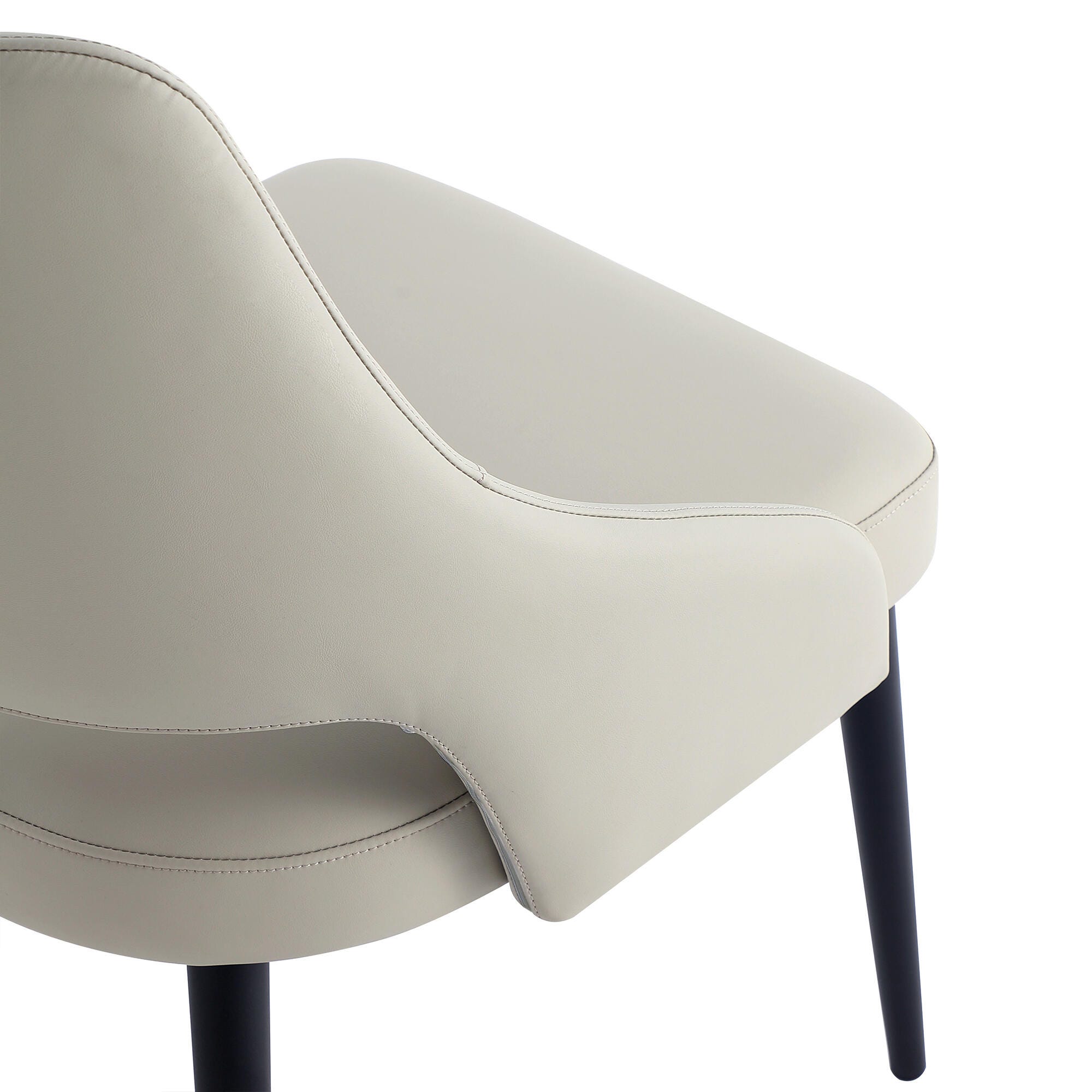 Manhattan Comfort Tremont Dining Chair, Stone, large