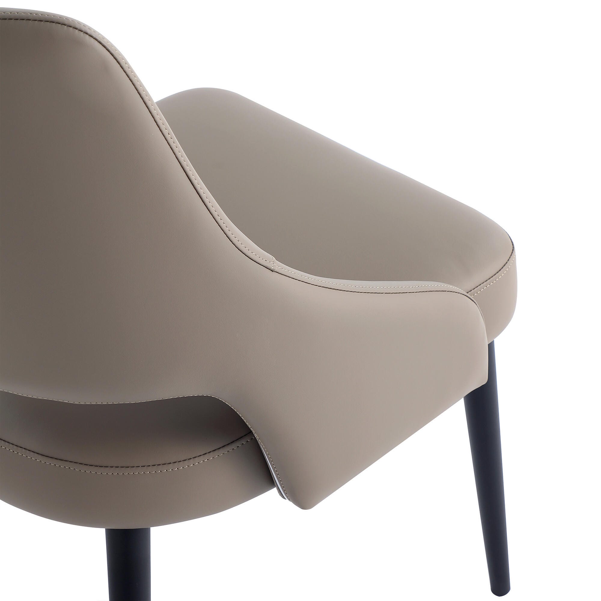 Manhattan Comfort Tremont Dining Chair, Taupe, large