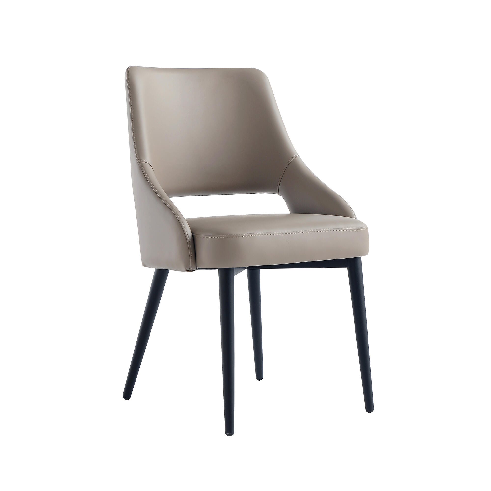 Manhattan Comfort Tremont Dining Chair, Taupe, large