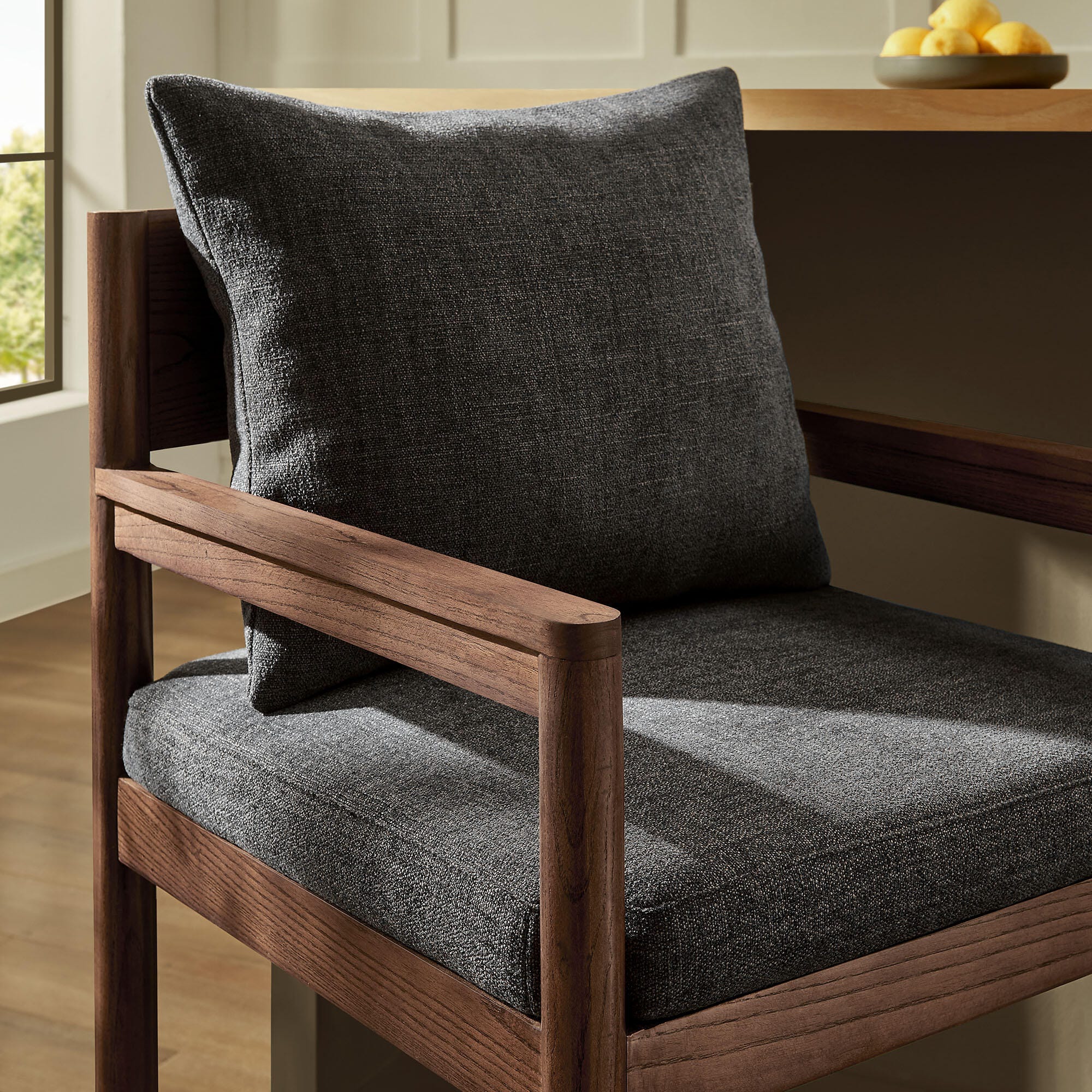 Modway Remington Bar Height Bar Stool, Charcoal, large