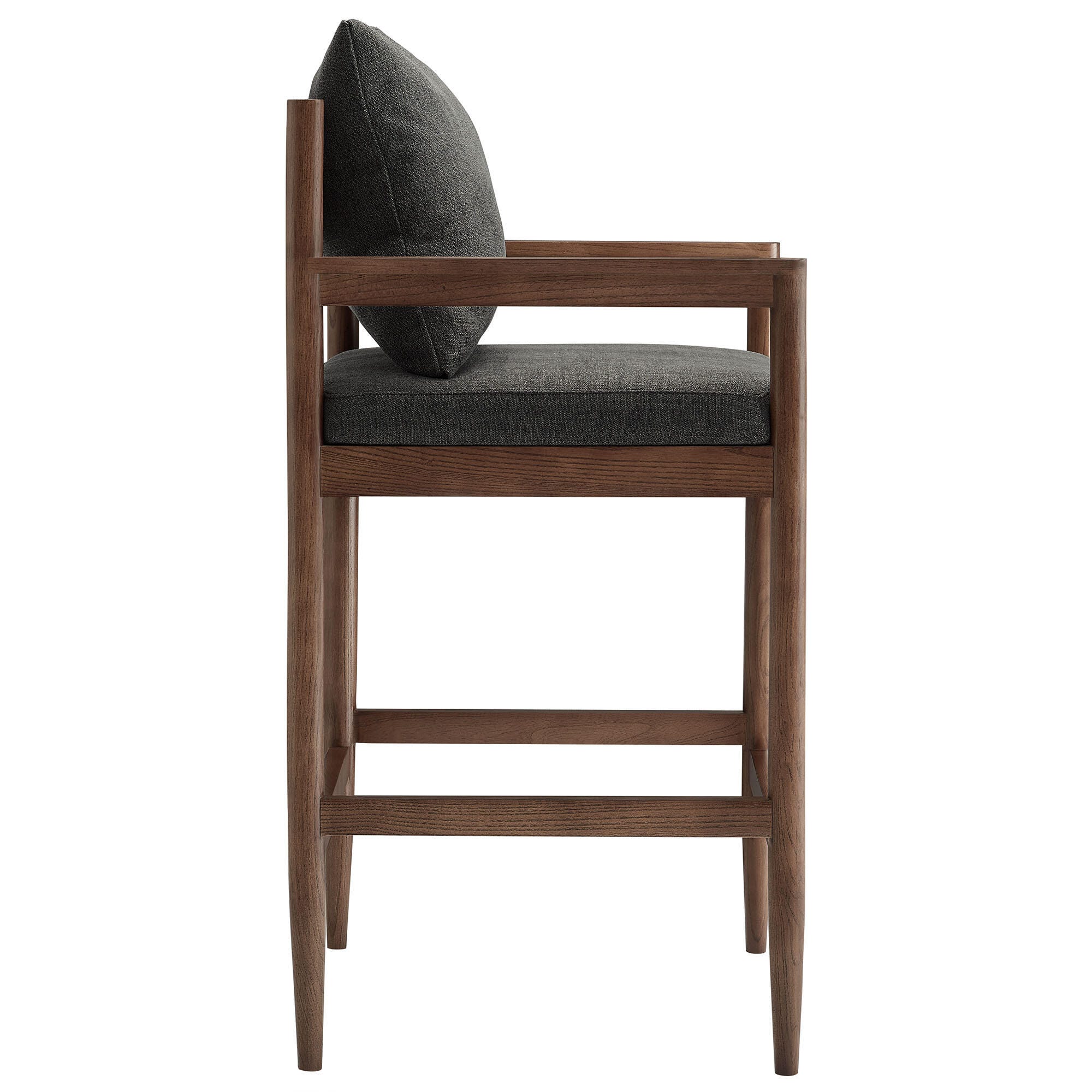 Modway Remington Bar Height Bar Stool, Charcoal, large