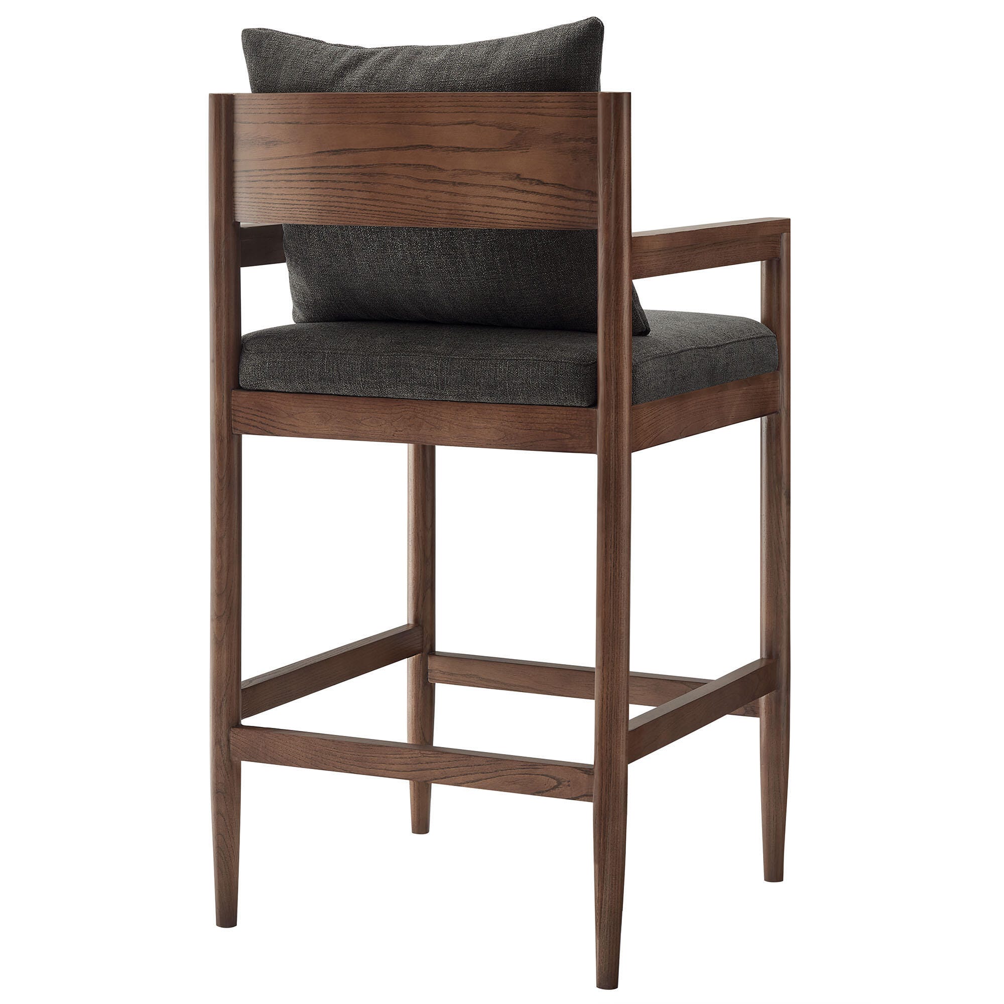Modway Remington Bar Height Bar Stool, Charcoal, large