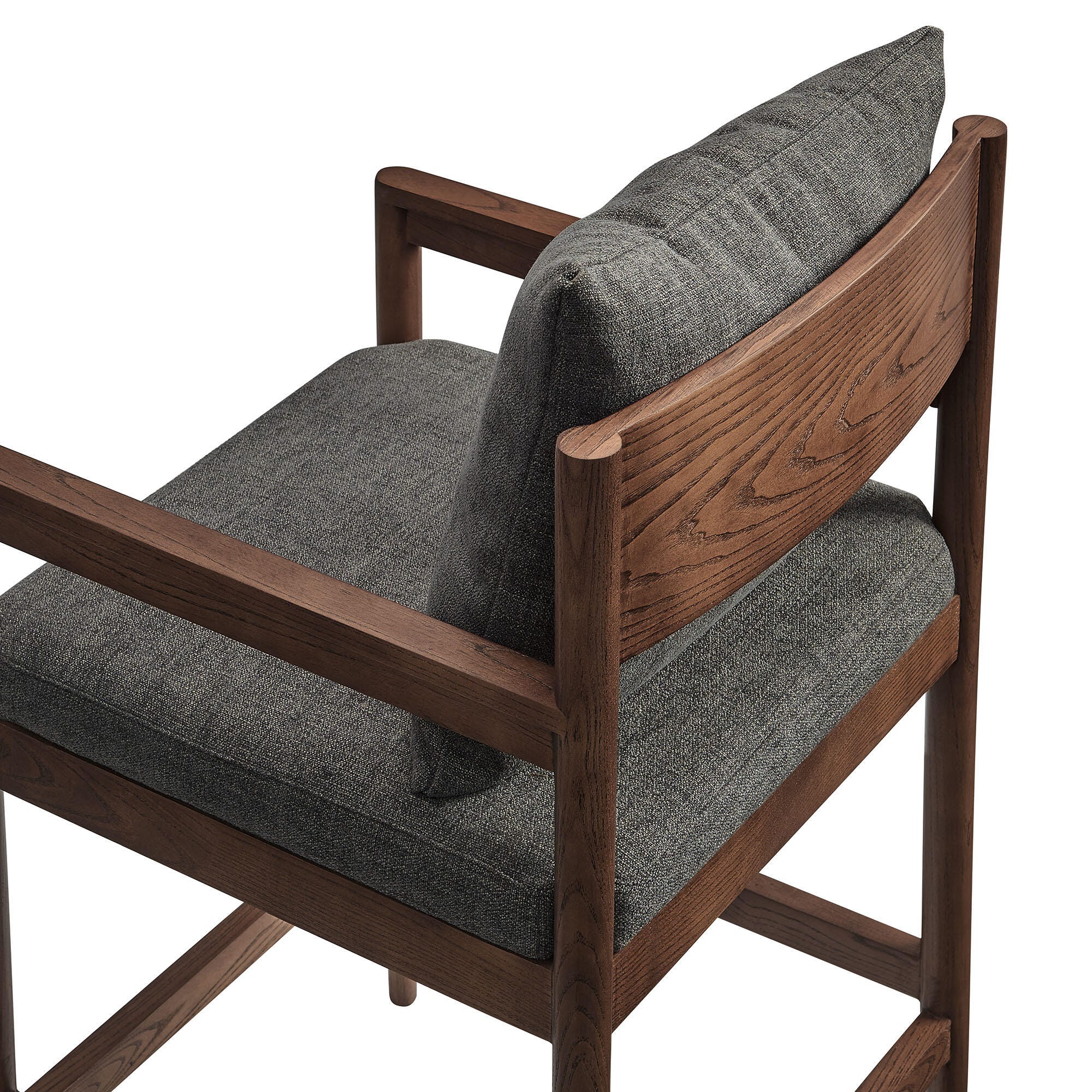 Modway Remington Counter Height Bar Stool, Charcoal, large