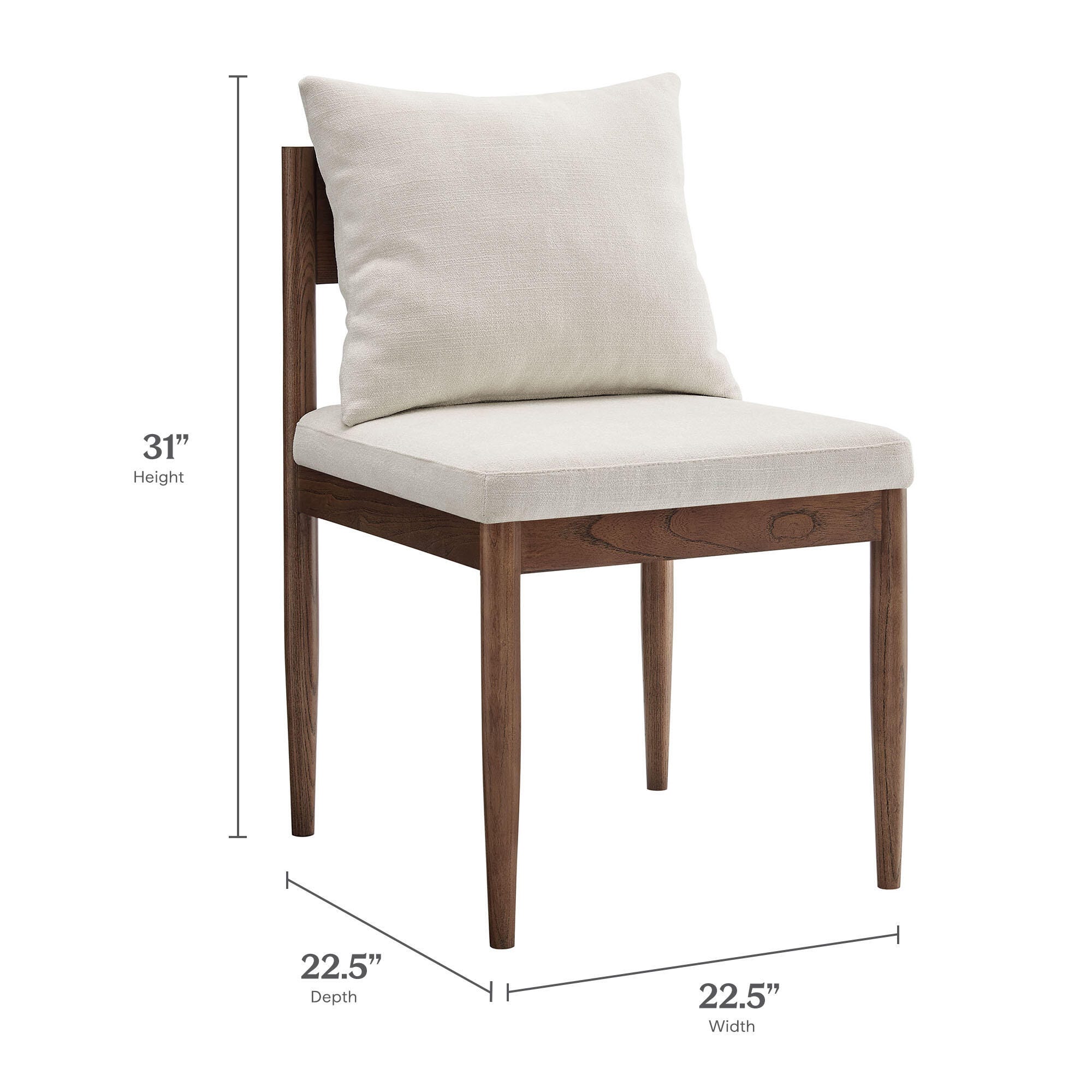 Modway Remington Dining Chair, Salt, large