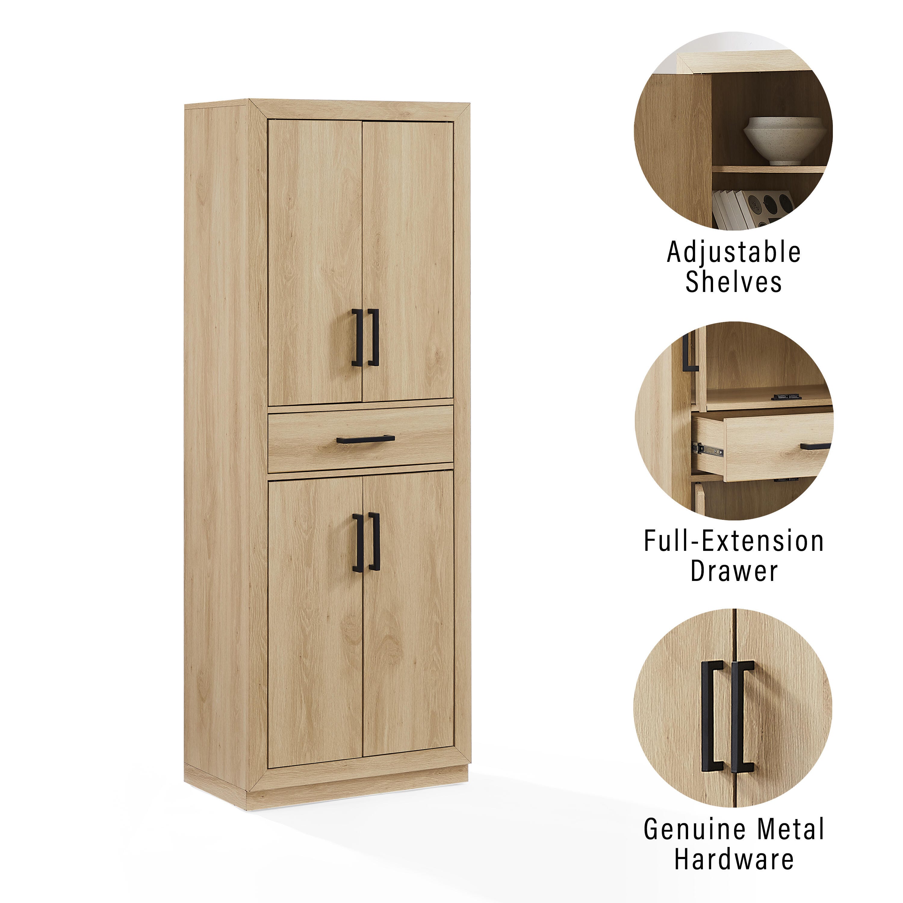 Crosley Furniture Isla Storage Pantry, , large