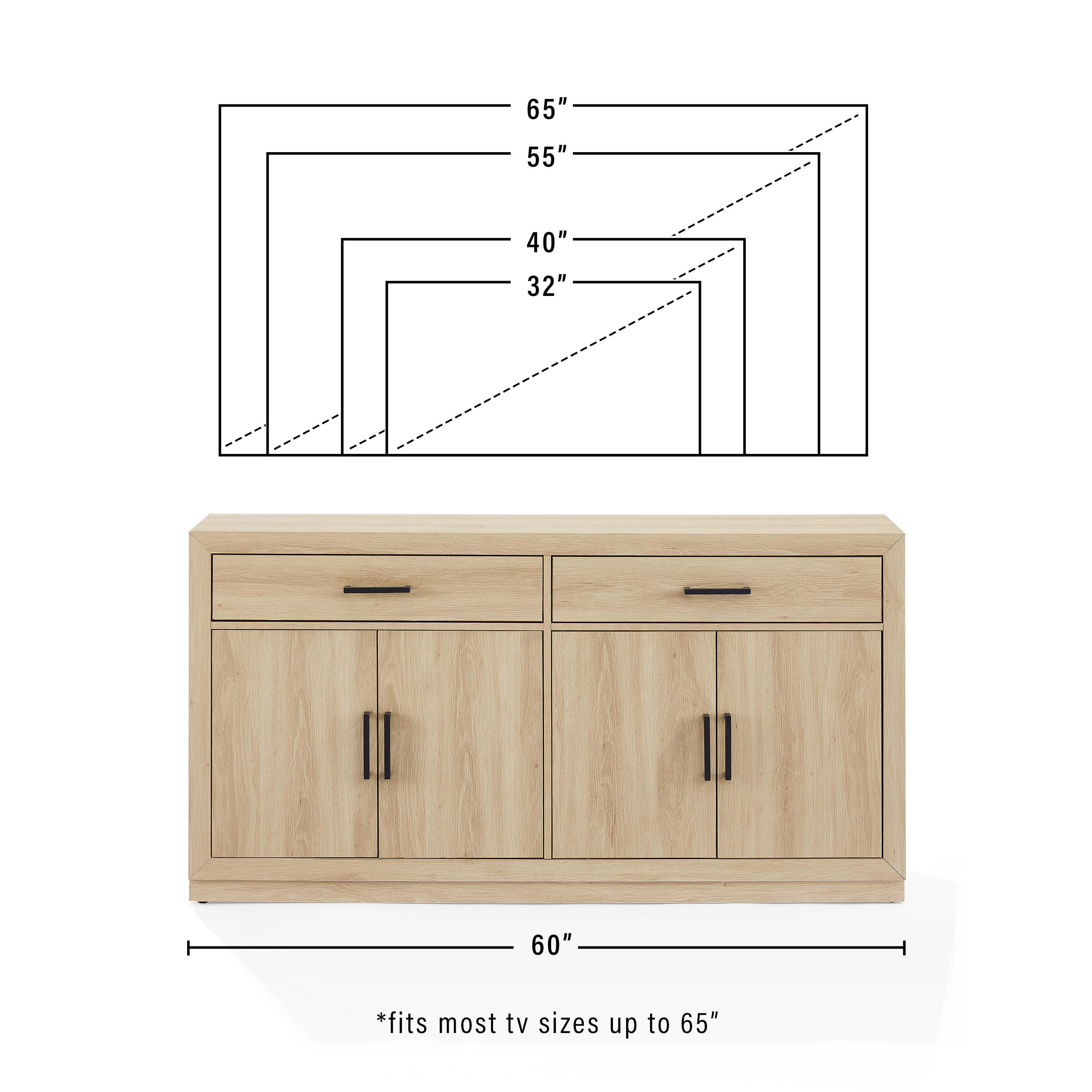 Crosley Furniture Isla Sideboard | Ashley