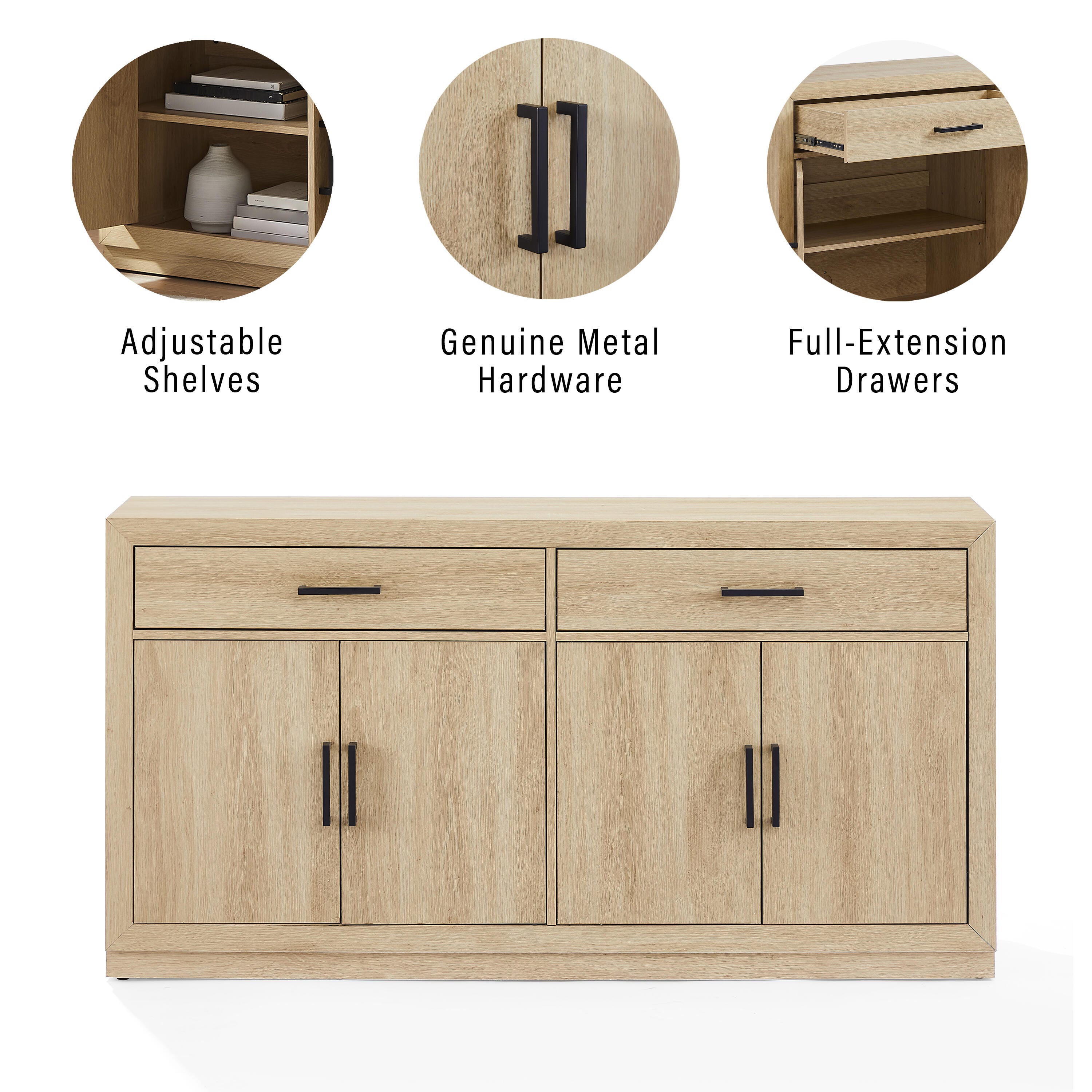 Crosley Furniture Isla Sideboard, , large