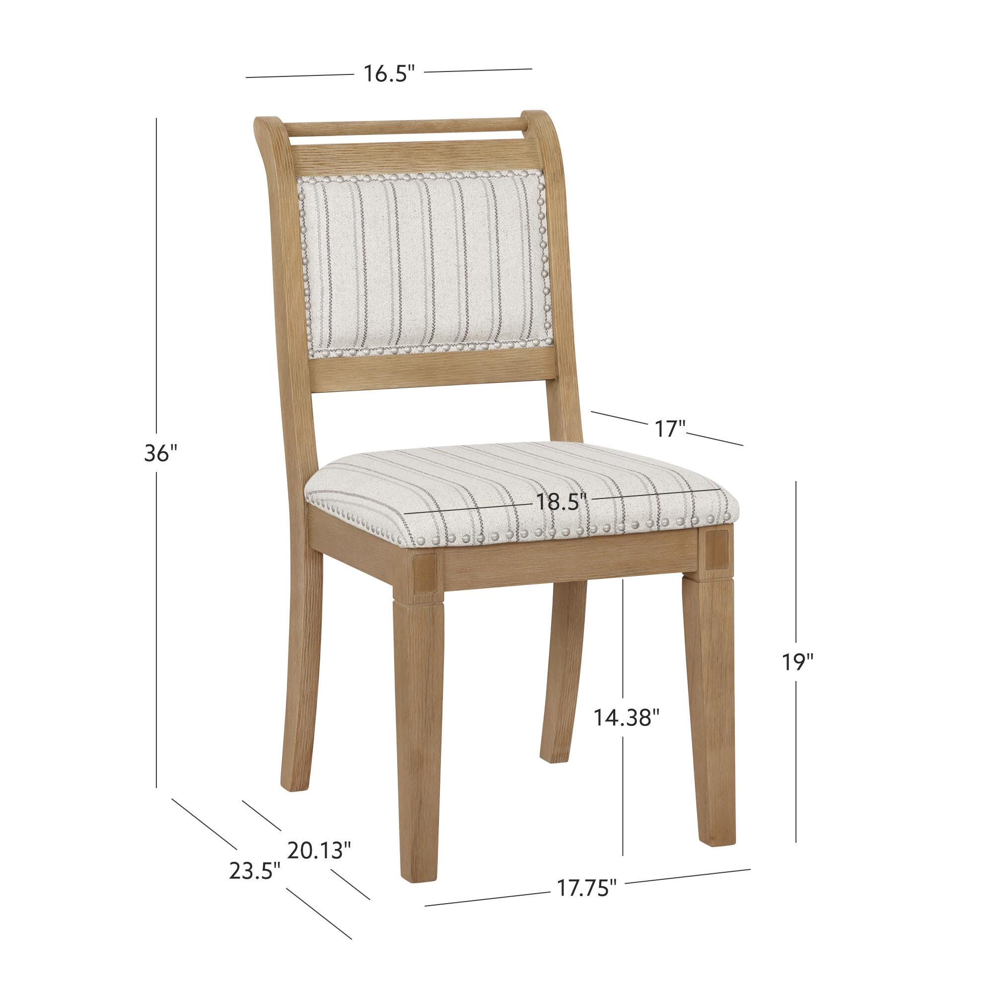 Linon Meri Charm Dining Chair, , large