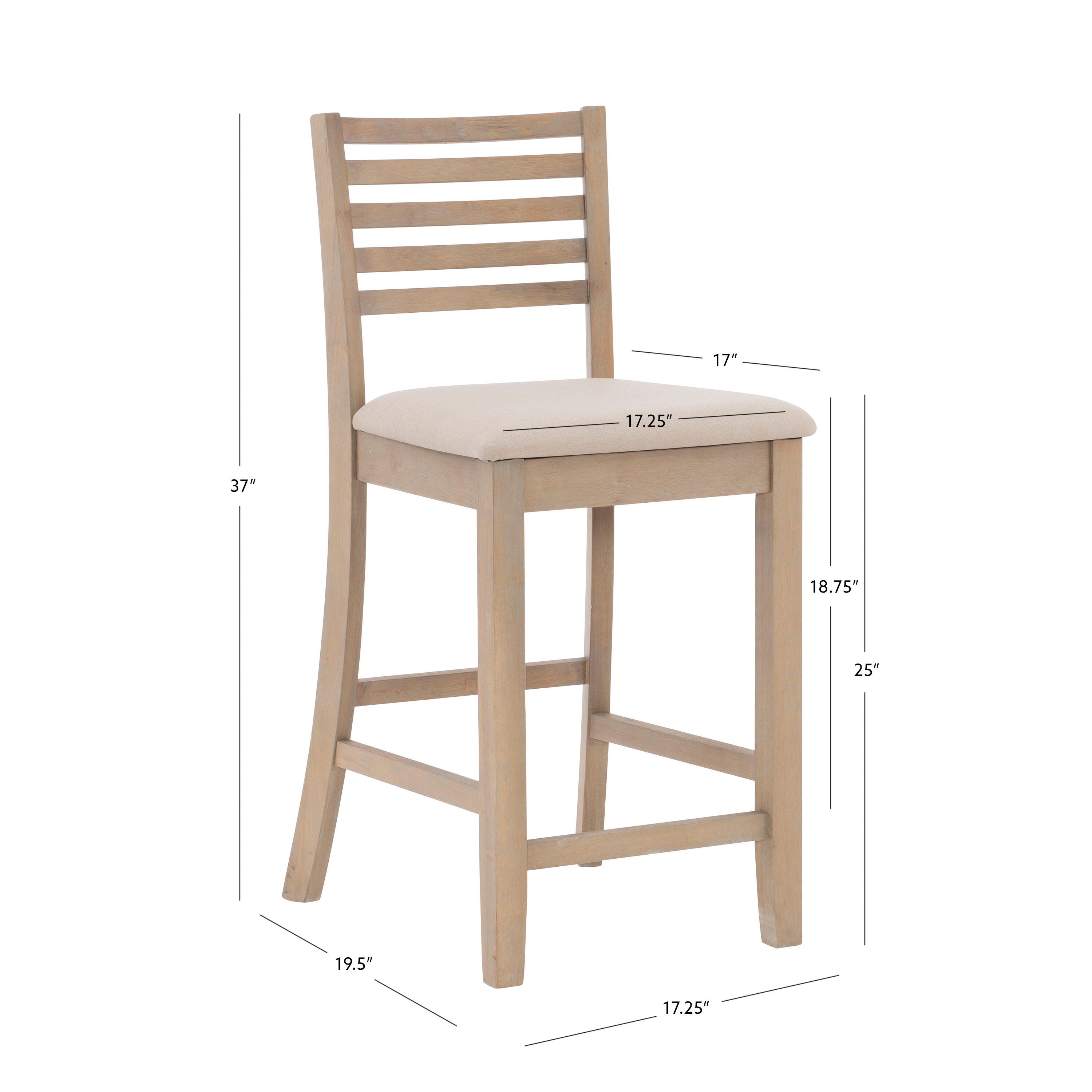 Linon Tucker Bar Stool, , large