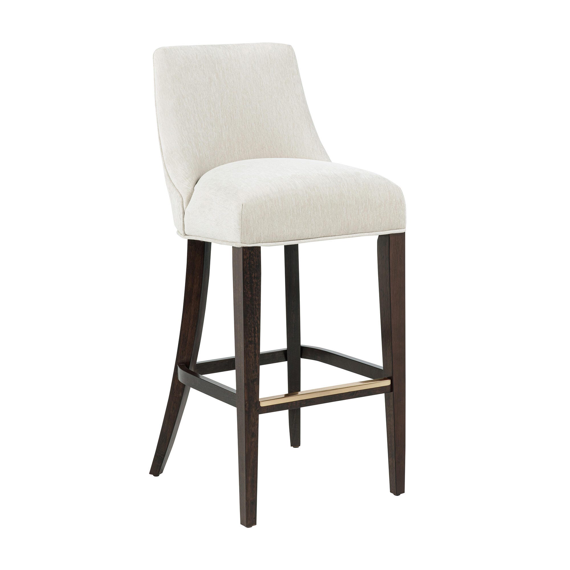 Manhattan Comfort Beever Bar Height Barstool, Cream, large