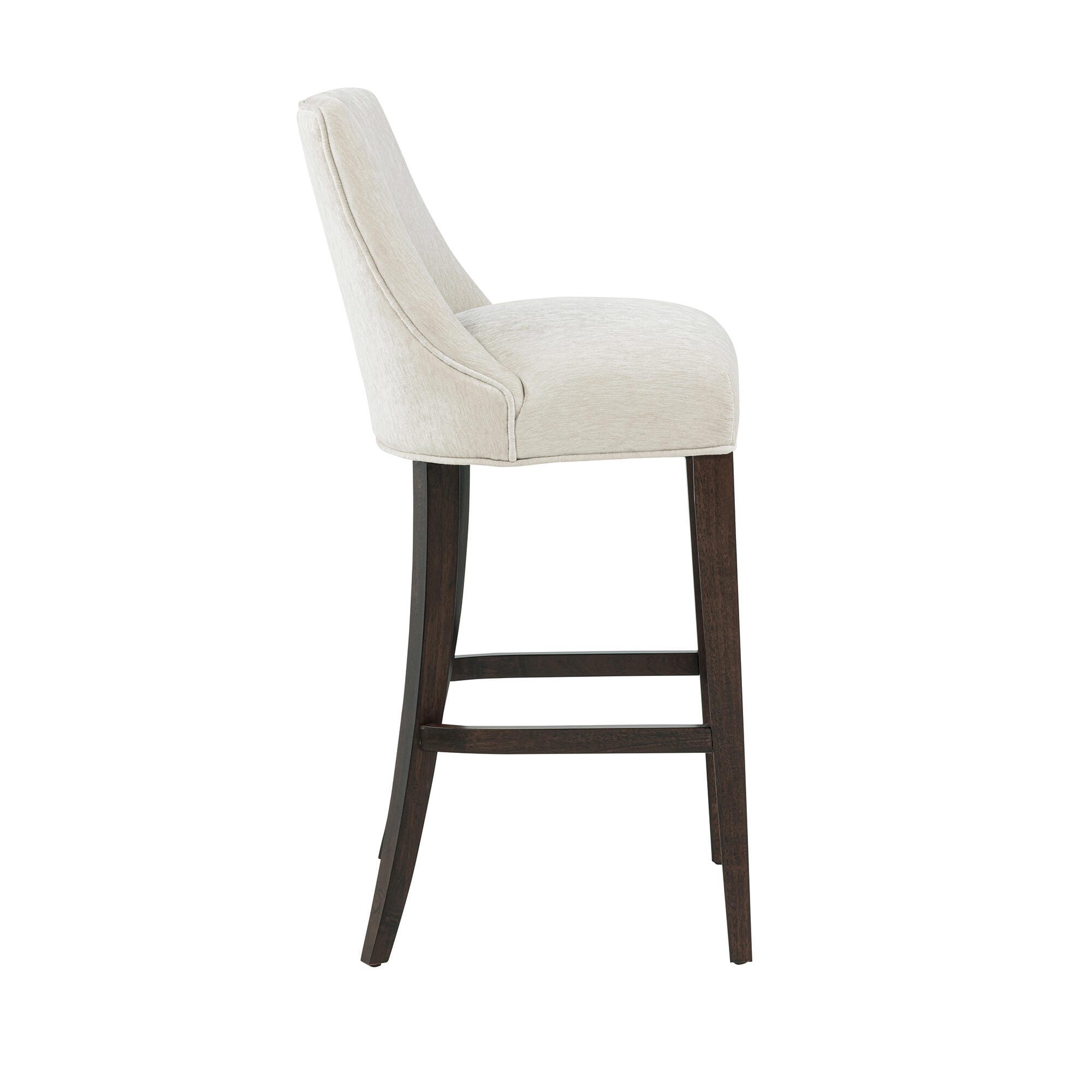 Manhattan Comfort Beever Bar Height Barstool, Cream, large