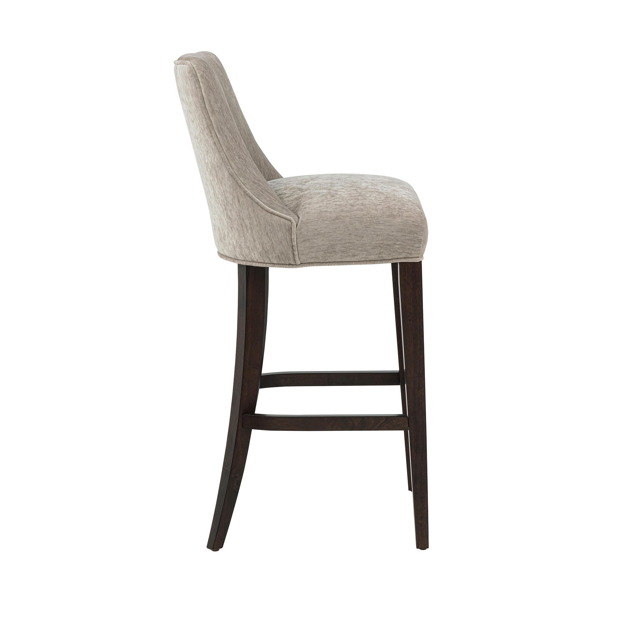 Manhattan Comfort Beever Bar Height Barstool, Taupe, large