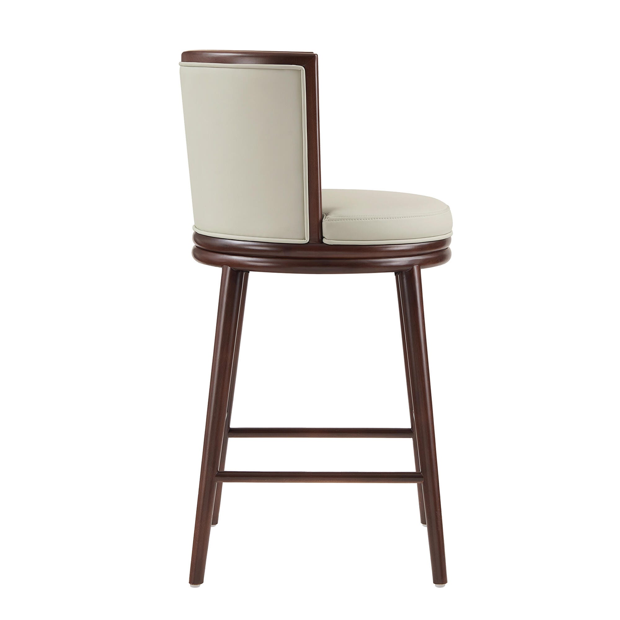 Manhattan Comfort Evalyn Bar Height Bar Stool, Stone, large