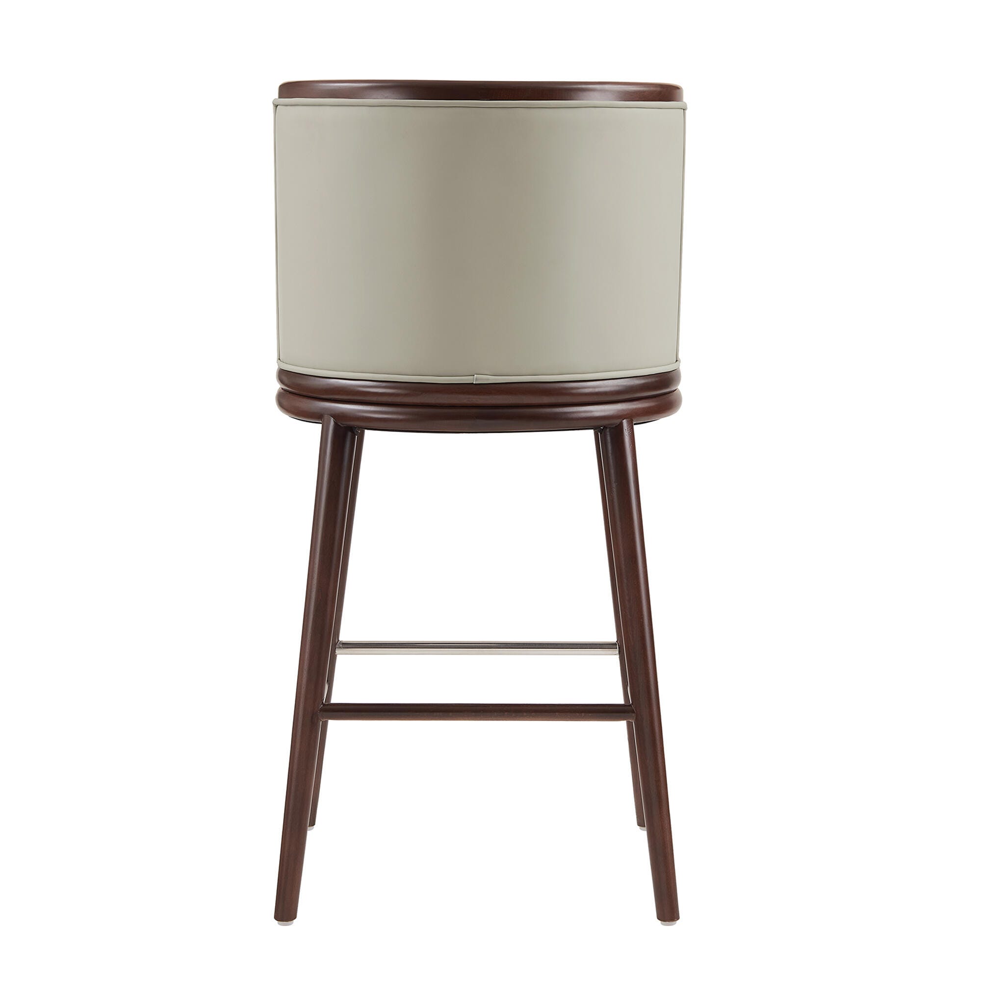 Manhattan Comfort Evalyn Bar Height Bar Stool, Stone, large