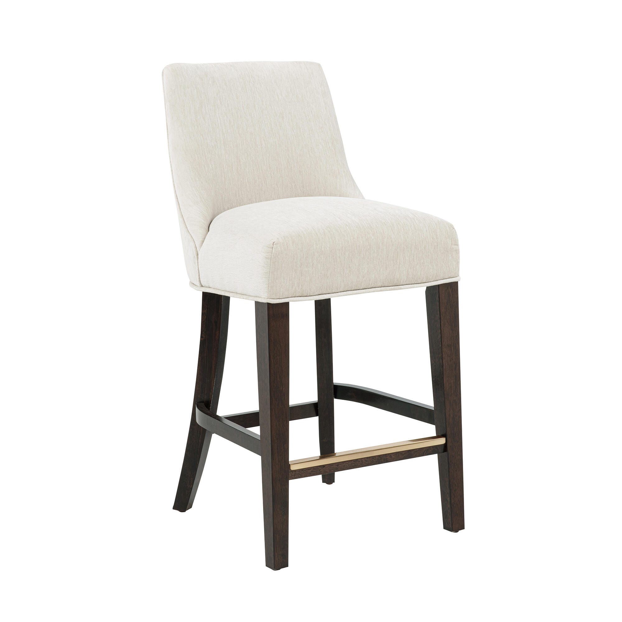 Manhattan Comfort Beever Counter Height Bar Stool, Cream, large