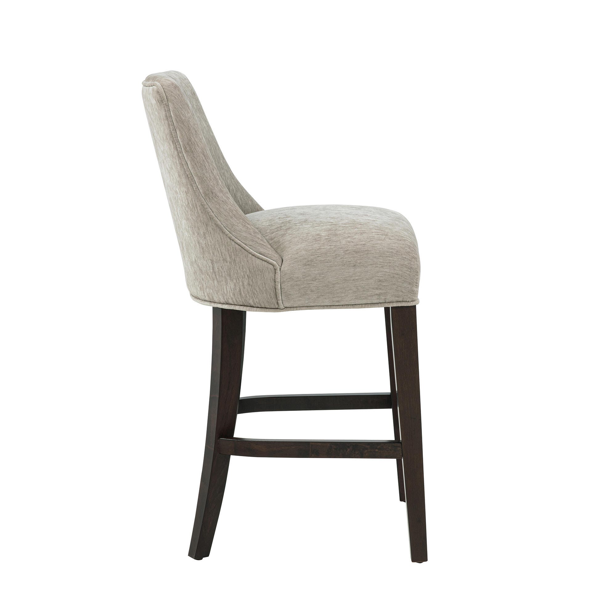 Manhattan Comfort Beever Counter Height Bar Stool, Taupe, large