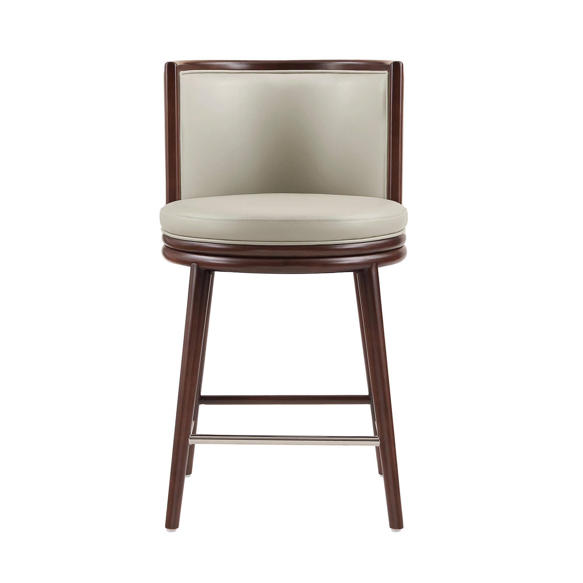 Manhattan Comfort Evalyn Counter Height Bar Stool, Stone, large