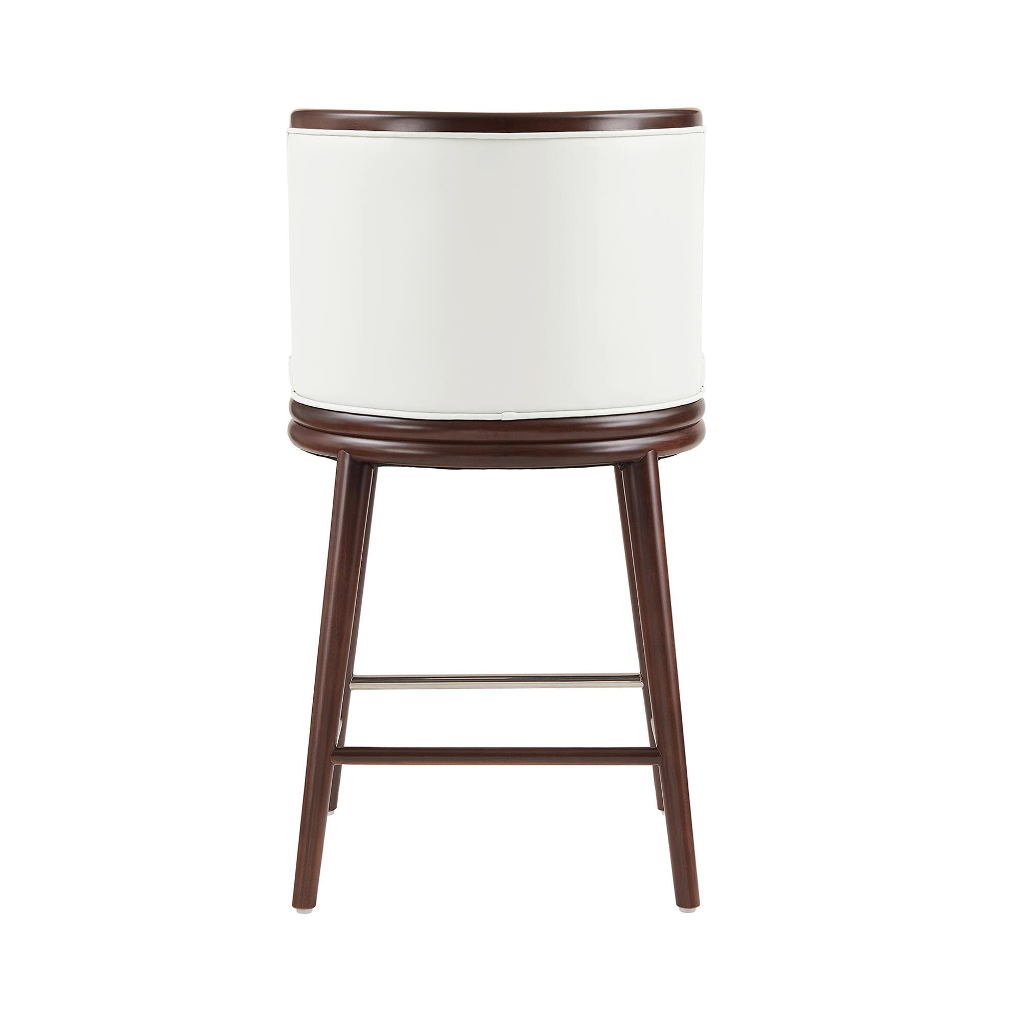 Manhattan Comfort Evalyn Counter Height Bar Stool, White, large