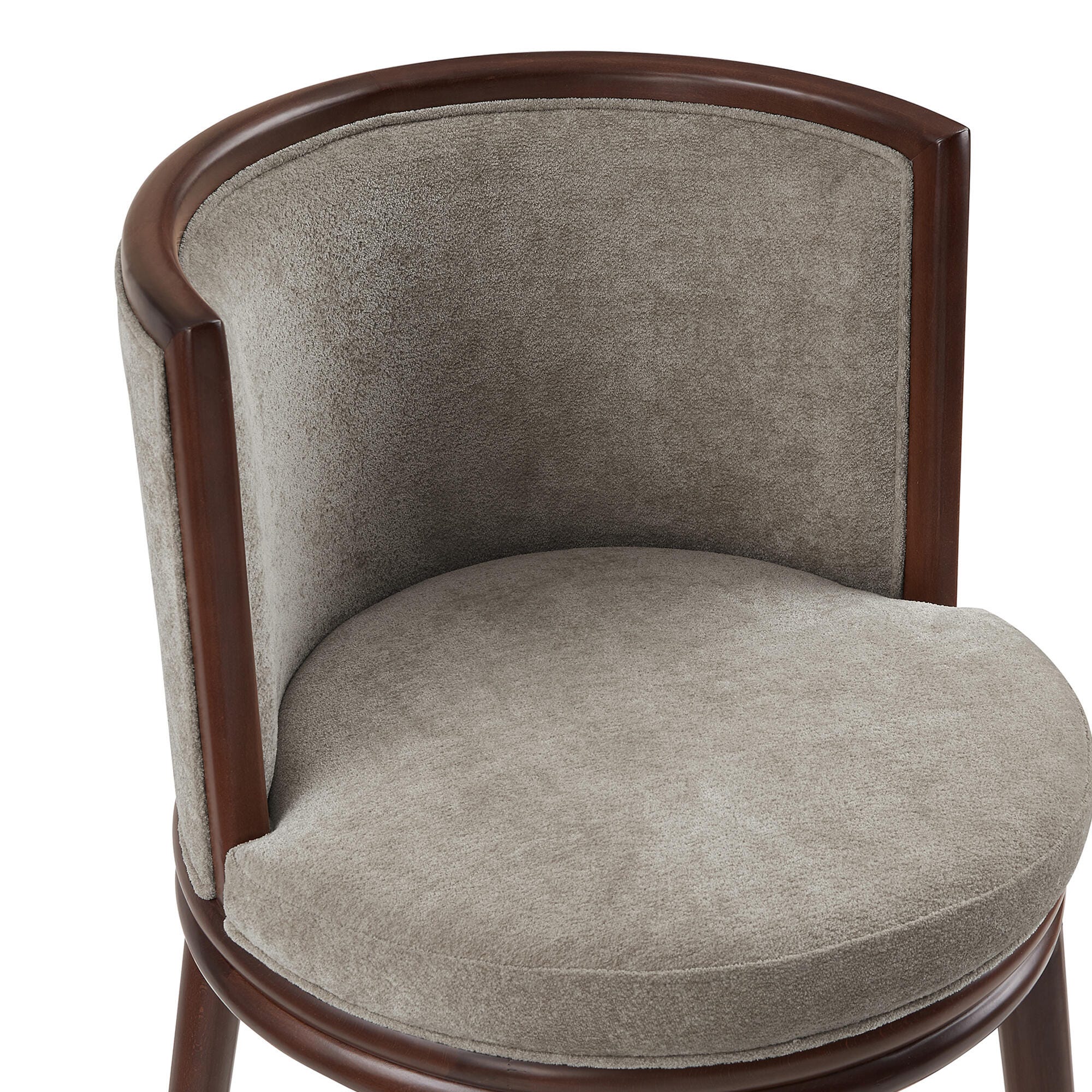 Manhattan Comfort Evalyn Bar Height Bar Stool, Dove, large