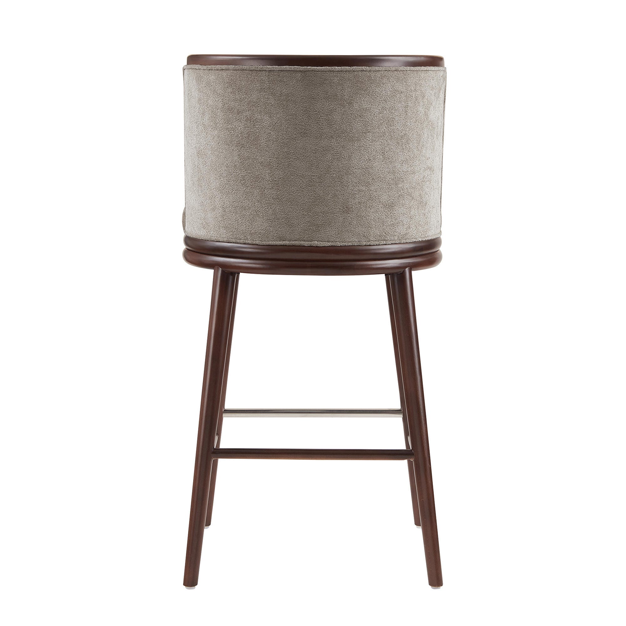 Manhattan Comfort Evalyn Bar Height Bar Stool, Dove, large