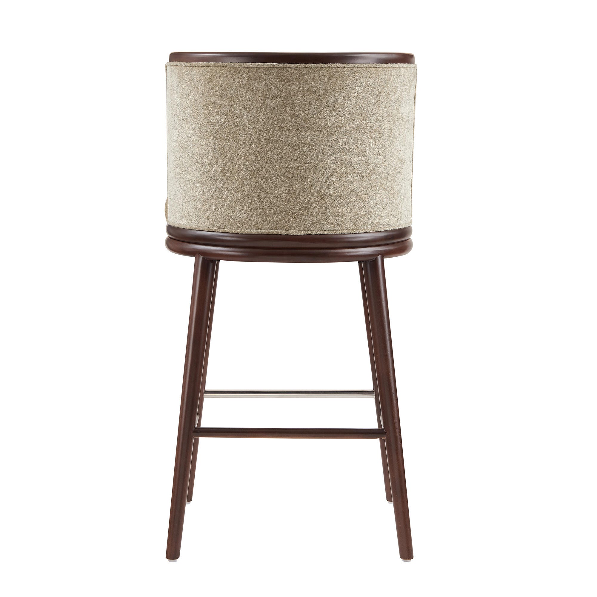 Manhattan Comfort Evalyn Bar Height Bar Stool, Natural, large