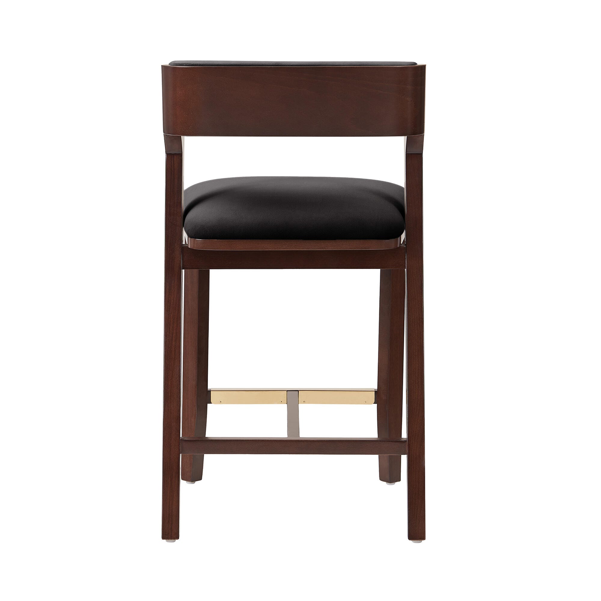 Manhattan Comfort Patricia Counter Height Bar Stool, Black, large