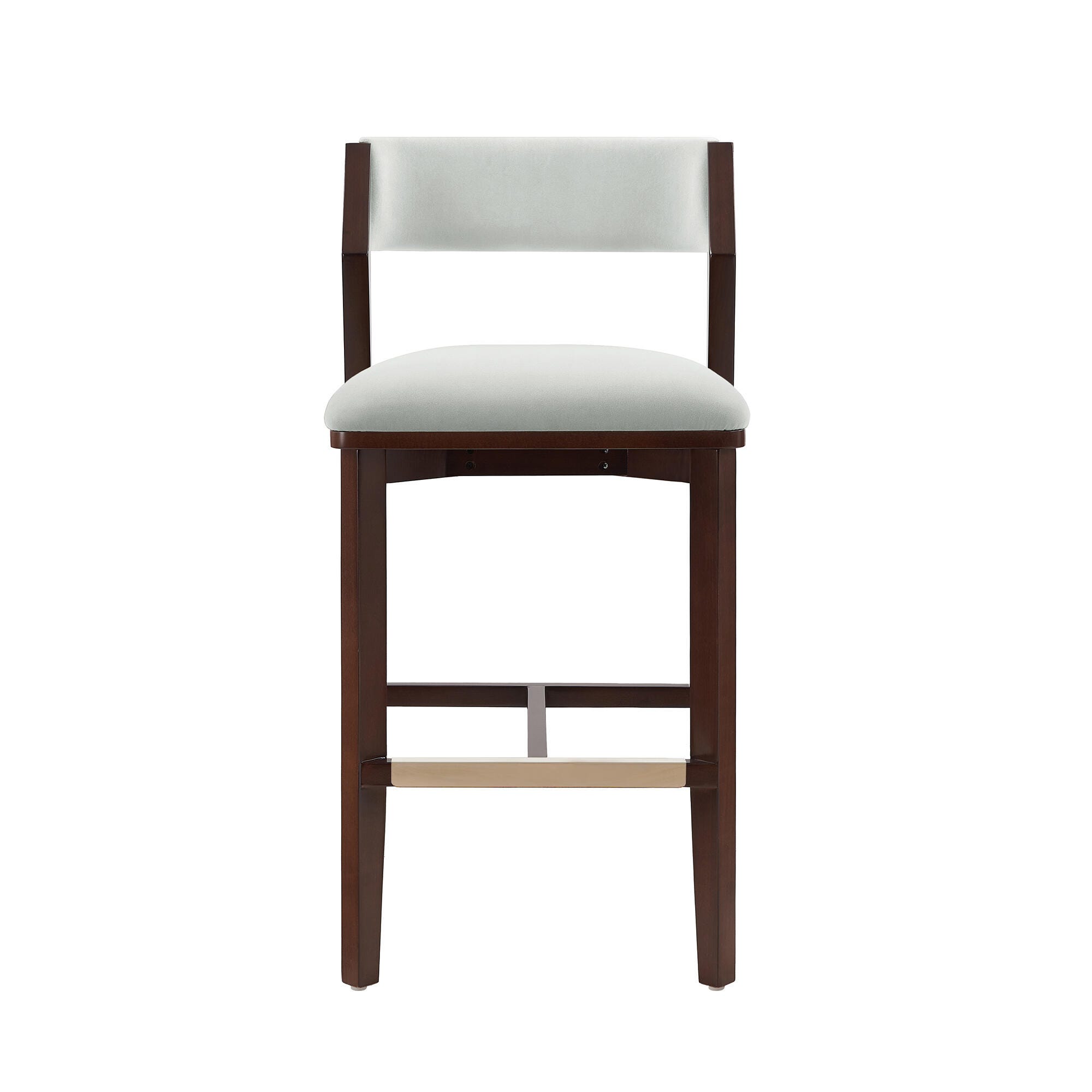 Manhattan Comfort Patricia Bar Height Bar Stool, White Glacier, large