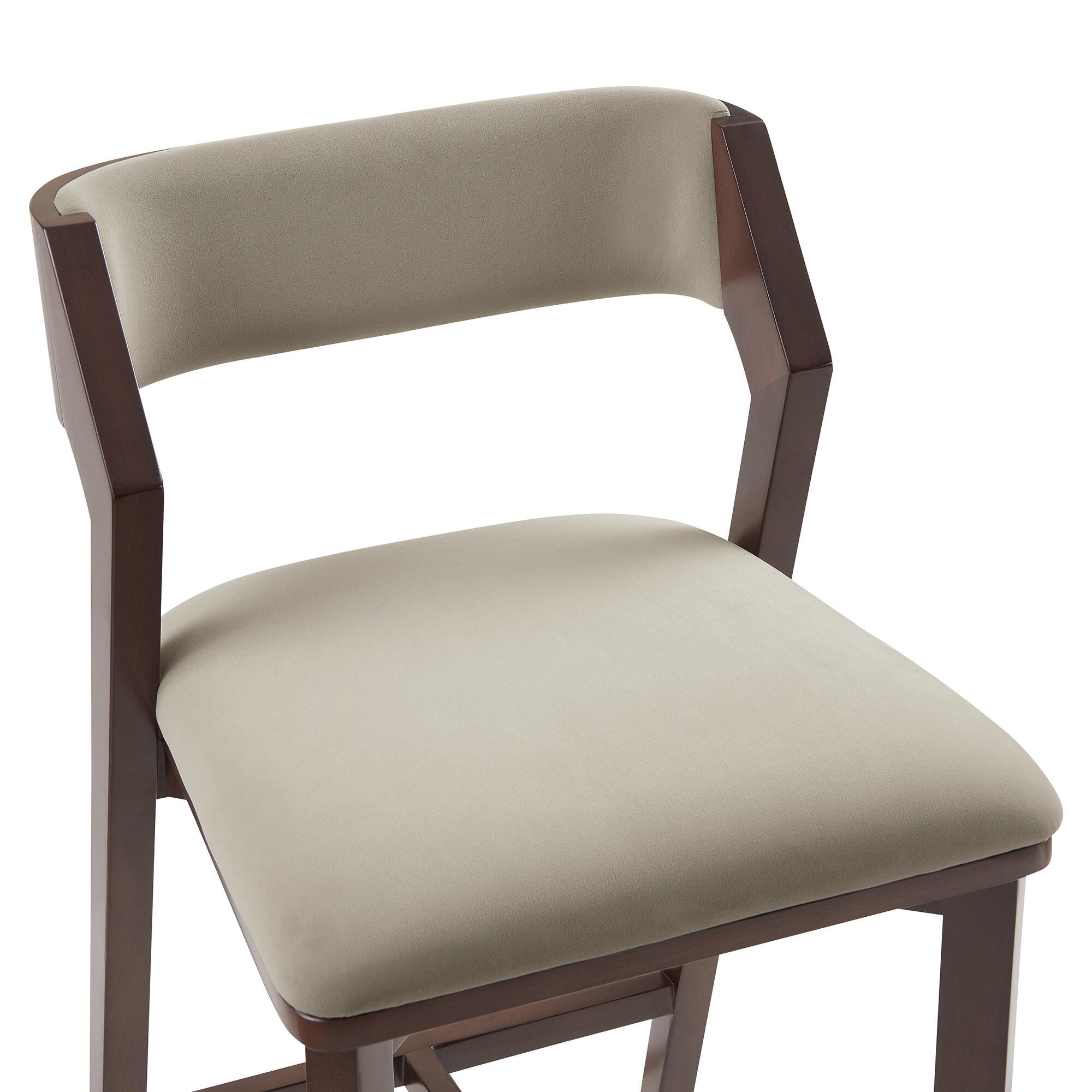 Manhattan Comfort Patricia Counter Height Bar Stool, Linen, large