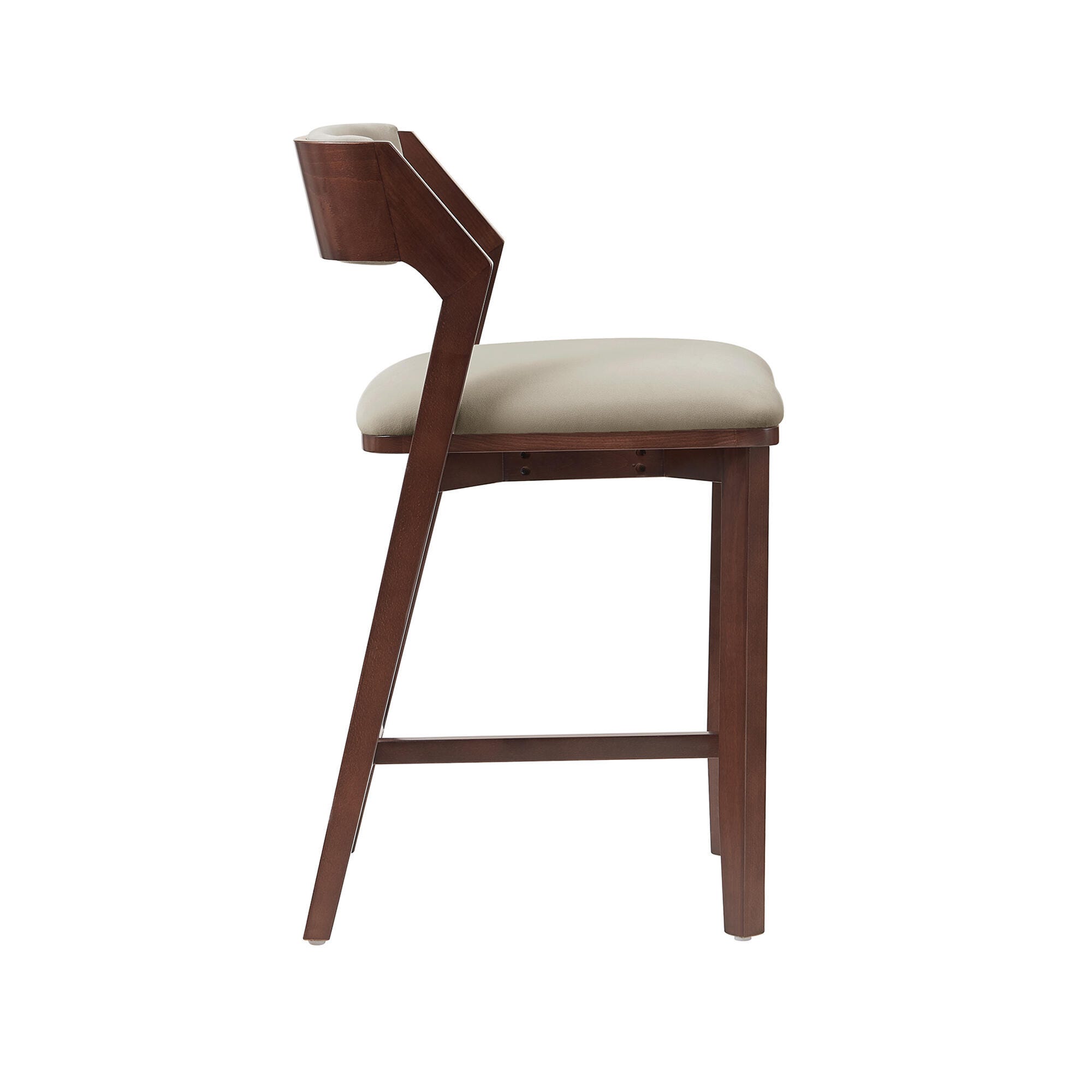 Manhattan Comfort Patricia Counter Height Bar Stool, Linen, large