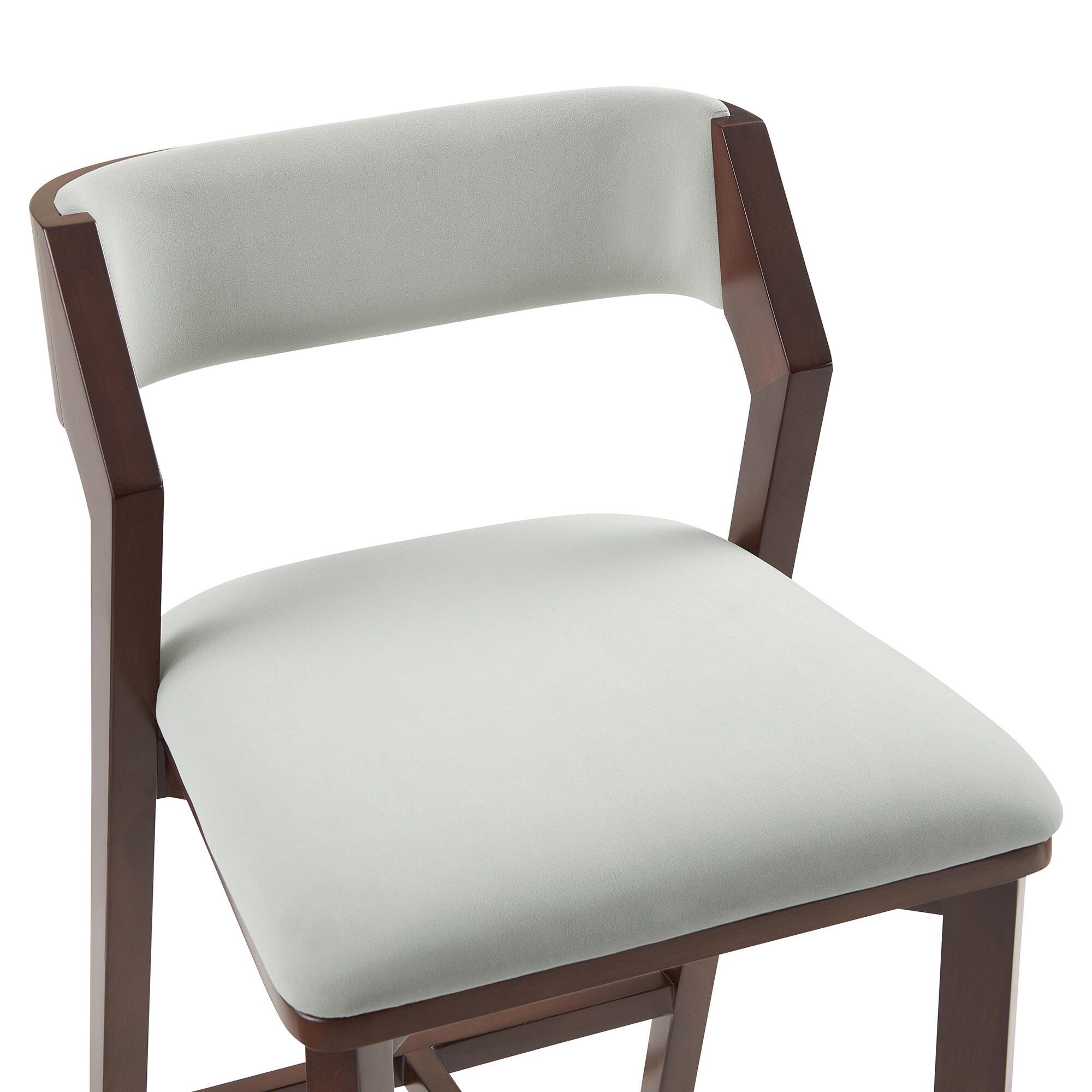 Manhattan Comfort Patricia Counter Height Bar Stool, White Glacier, large