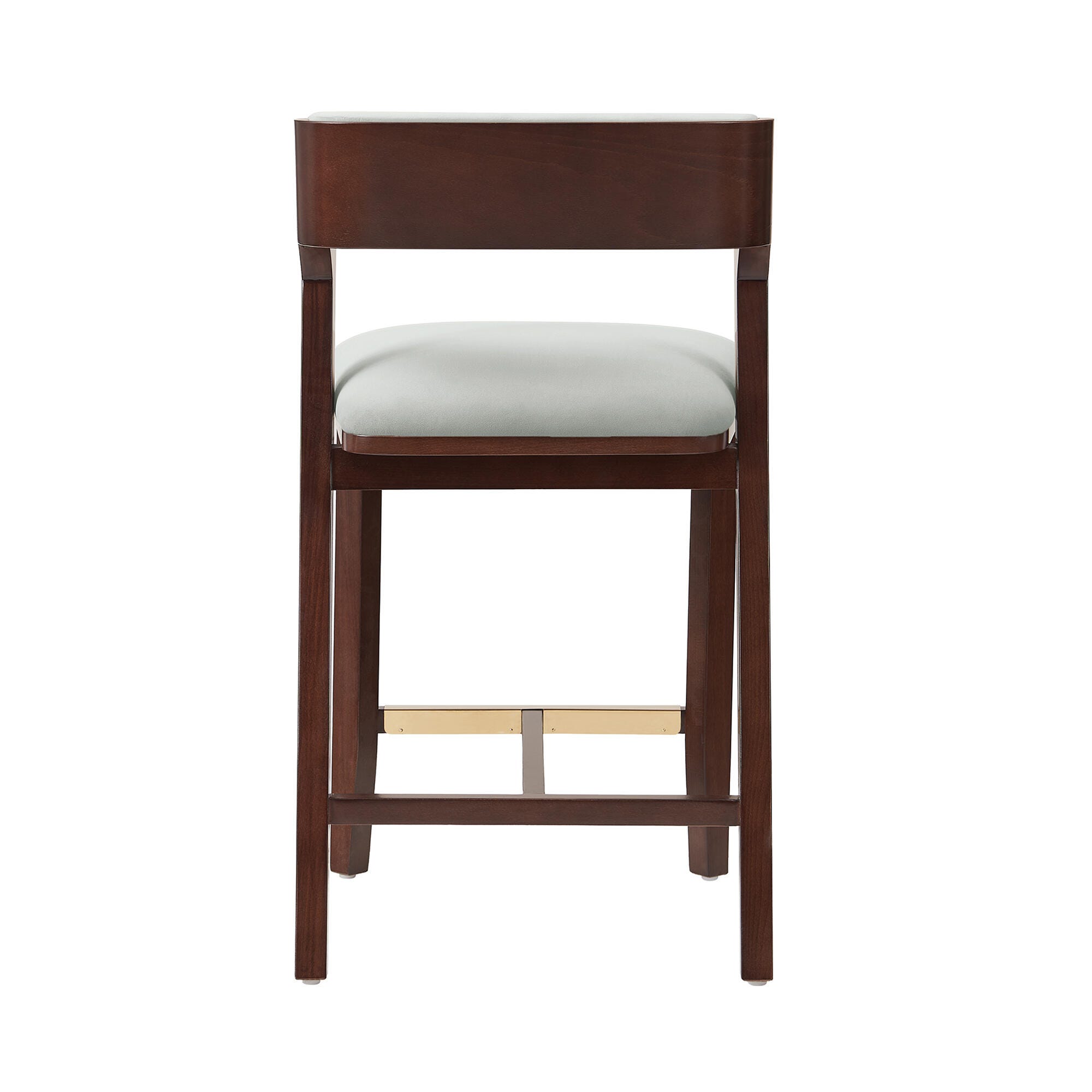Manhattan Comfort Patricia Counter Height Bar Stool, White Glacier, large