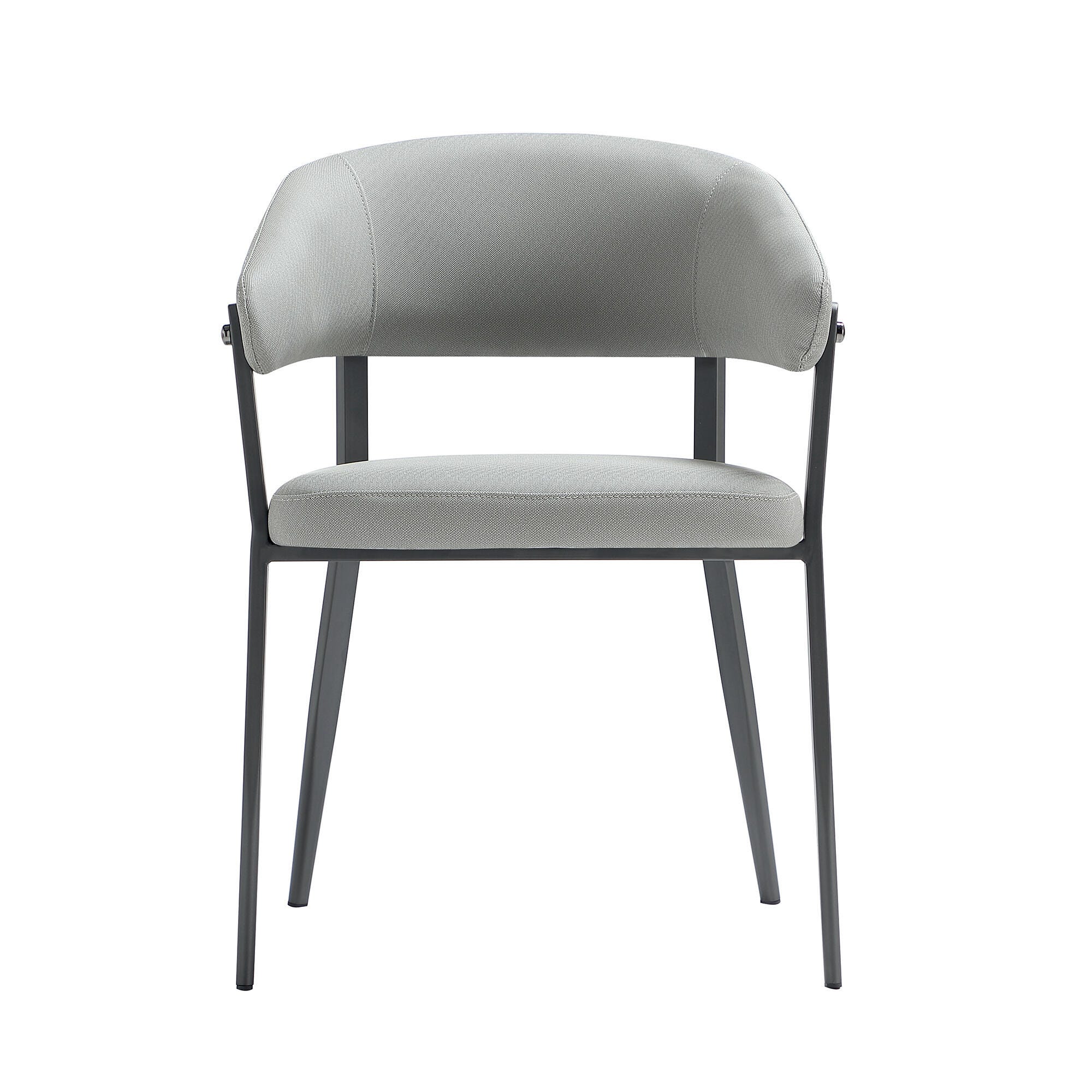 Manhattan Comfort Belle Dining Chair, Stone Gray, large
