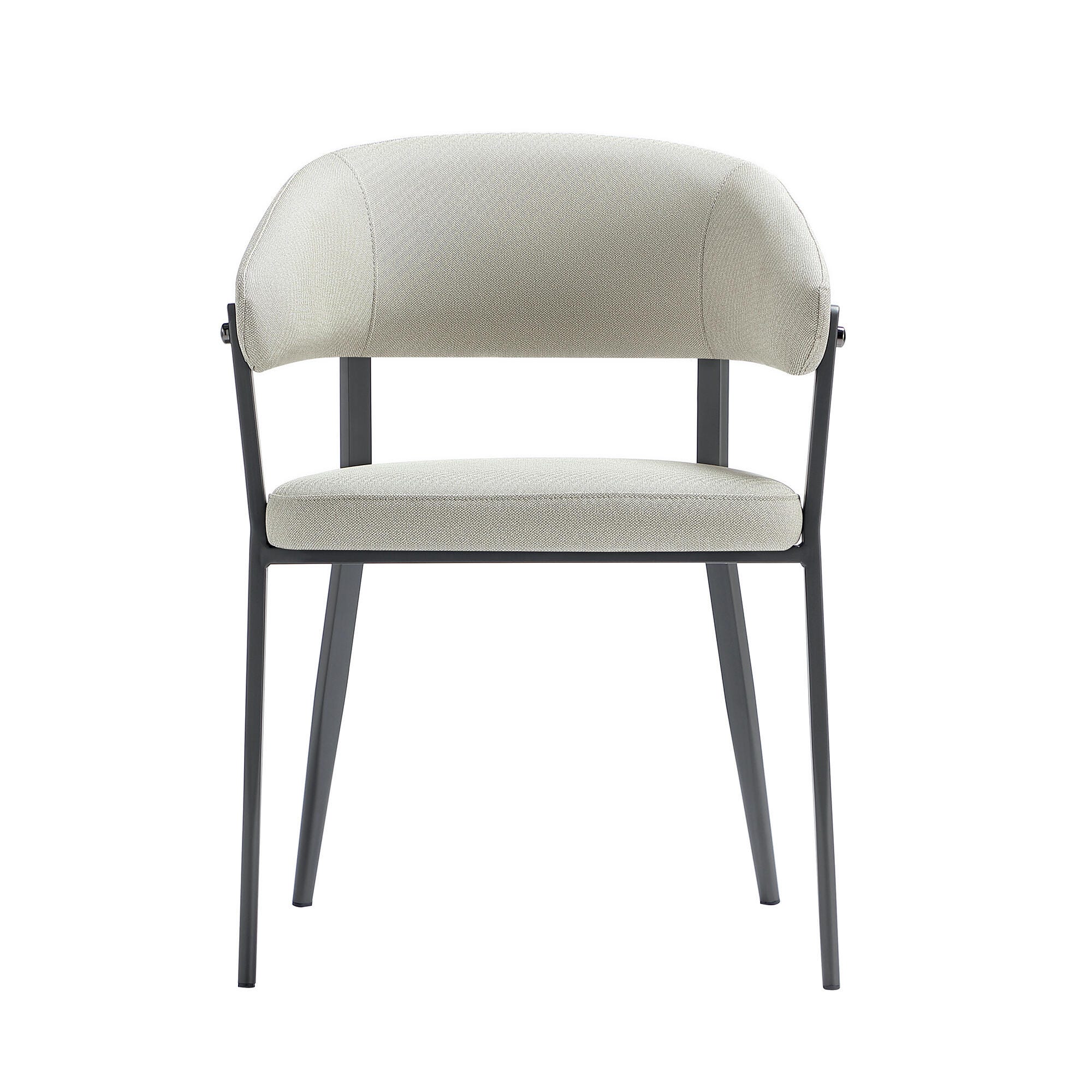 Manhattan Comfort Belle Dining Chair, Oatmeal, large