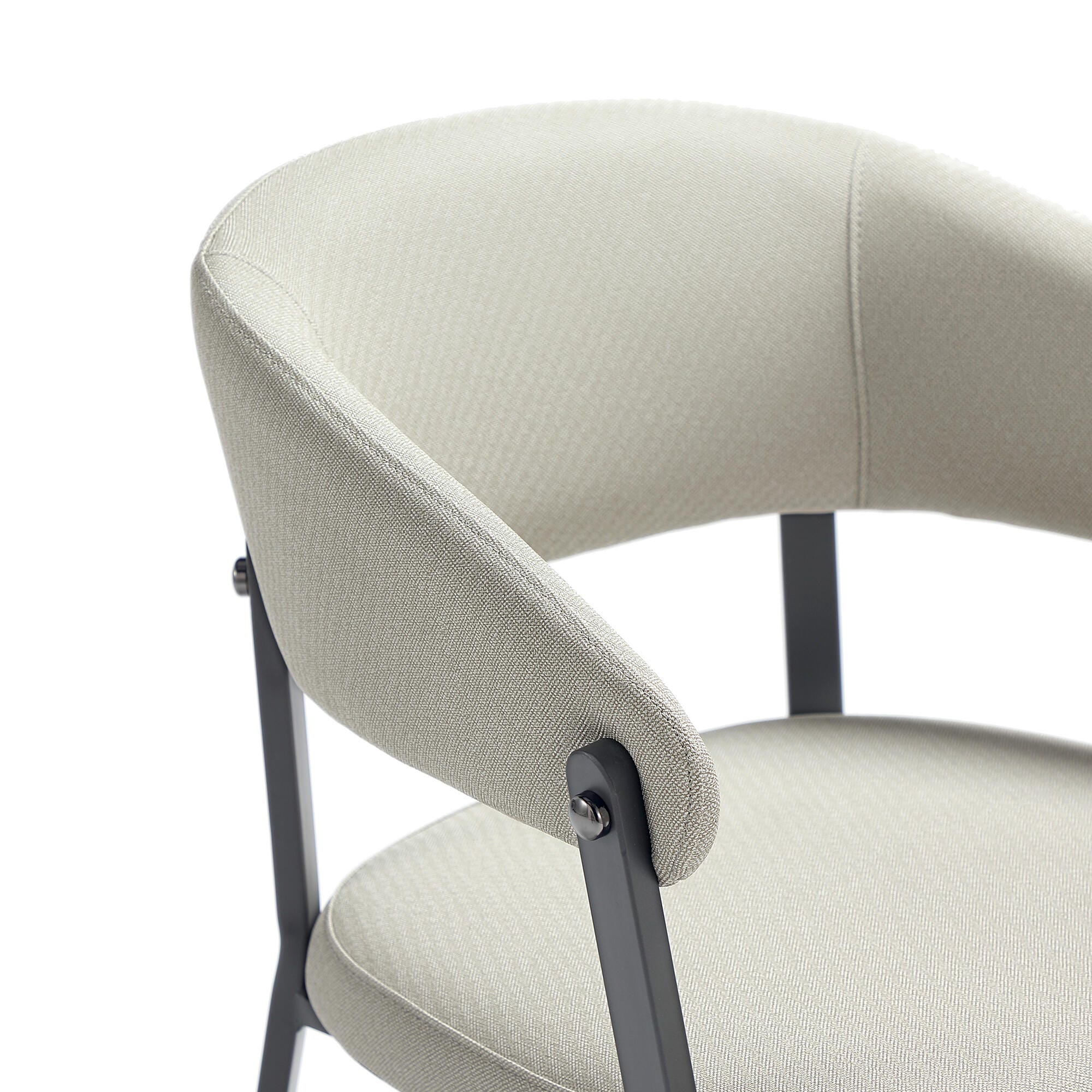 Manhattan Comfort Belle Dining Chair, Oatmeal, large