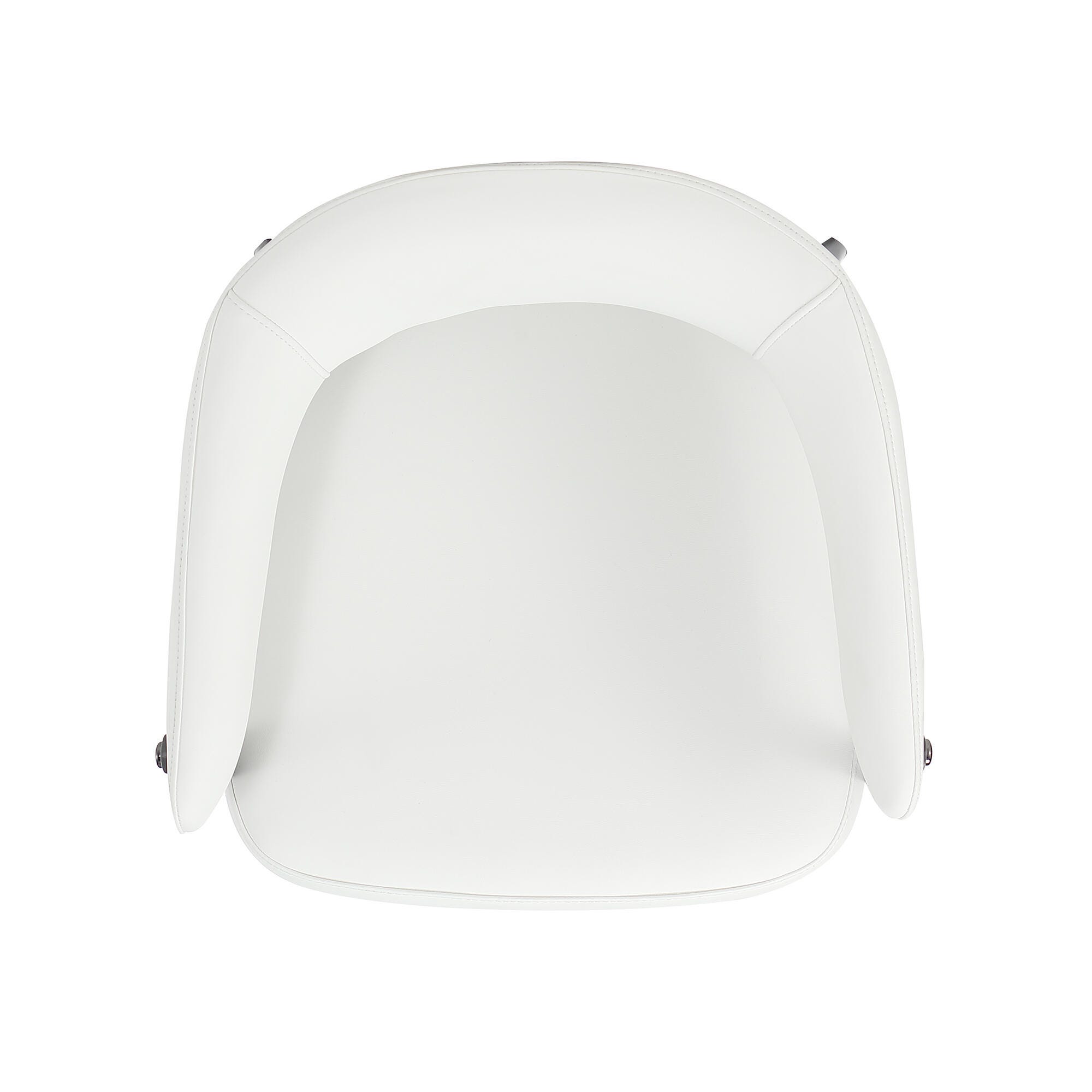 Manhattan Comfort Belle Dining Chair, White, large