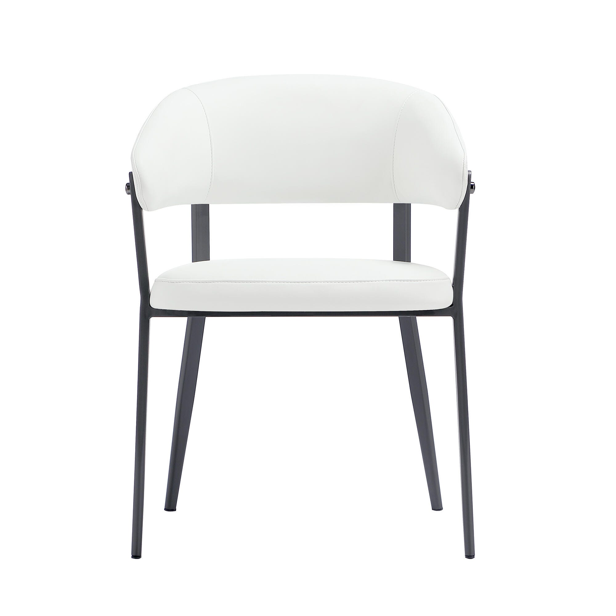 Manhattan Comfort Belle Dining Chair, White, large