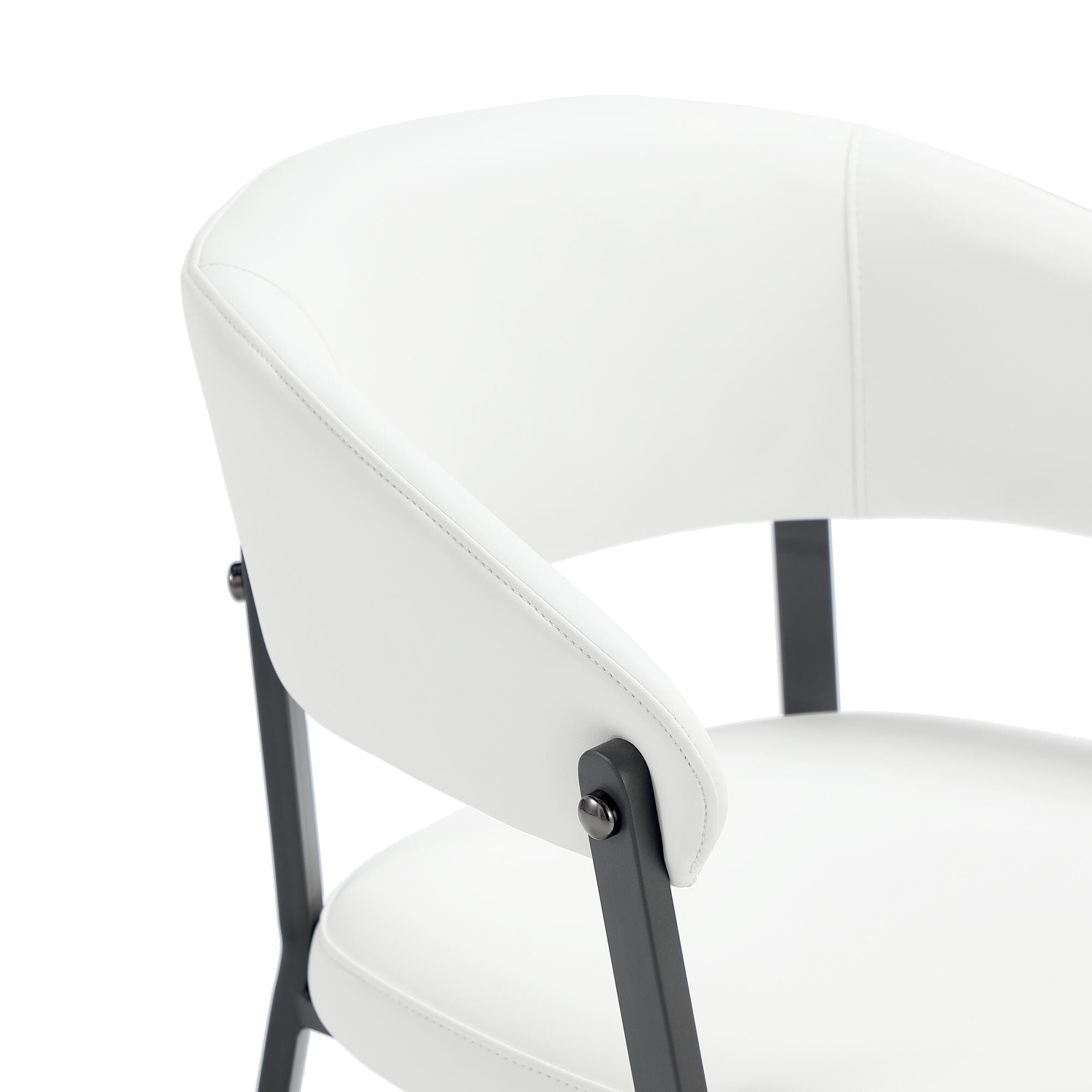 Manhattan Comfort Belle Dining Chair, White, large
