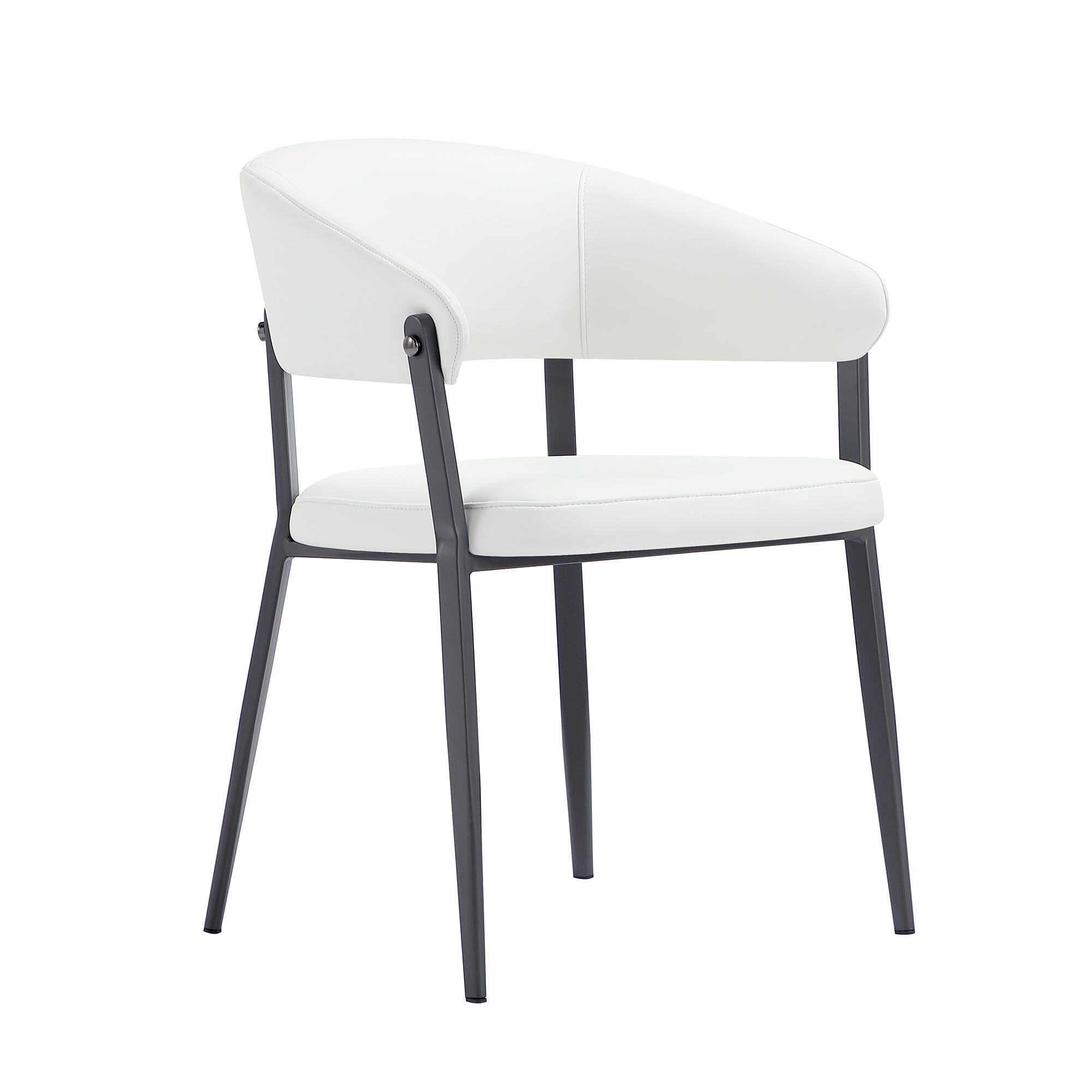 Manhattan Comfort Belle Dining Chair, White, large