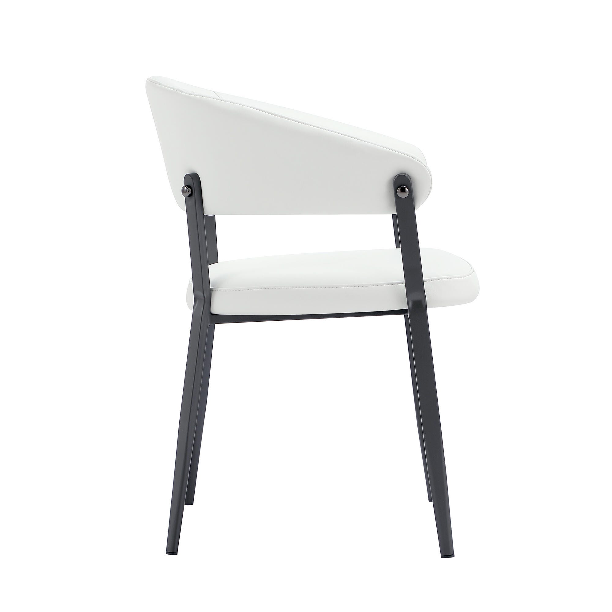 Manhattan Comfort Belle Dining Chair, White, large