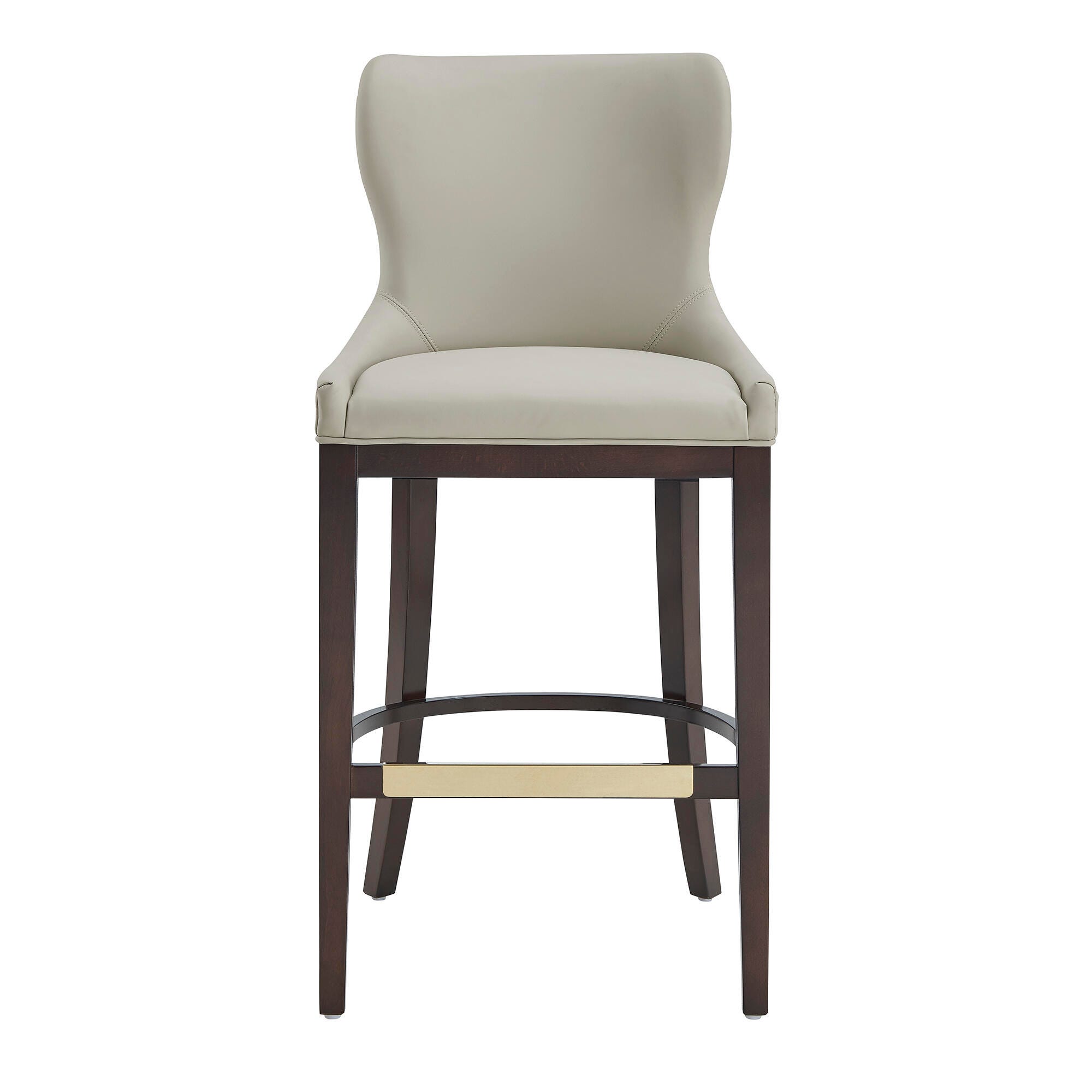 Manhattan Comfort Blair Bar Height Bar Stool, Stone, large