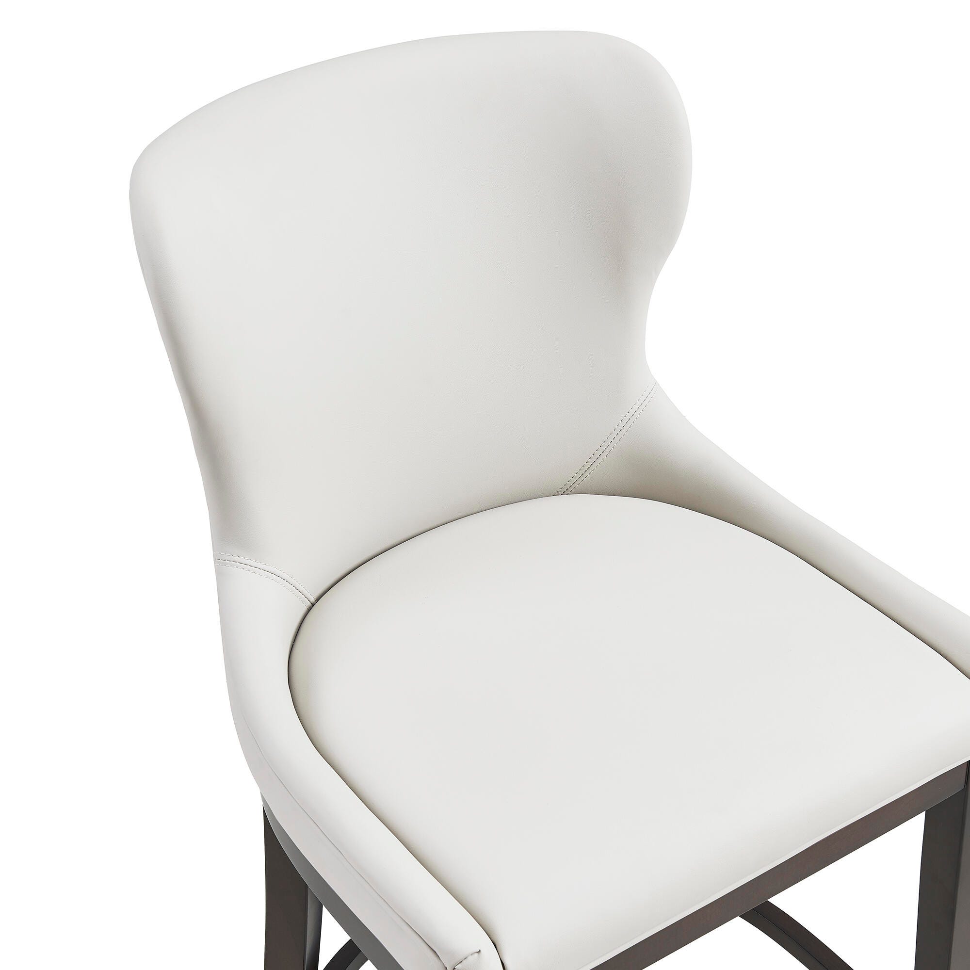 Manhattan Comfort Blair Bar Height Bar Stool, White, large