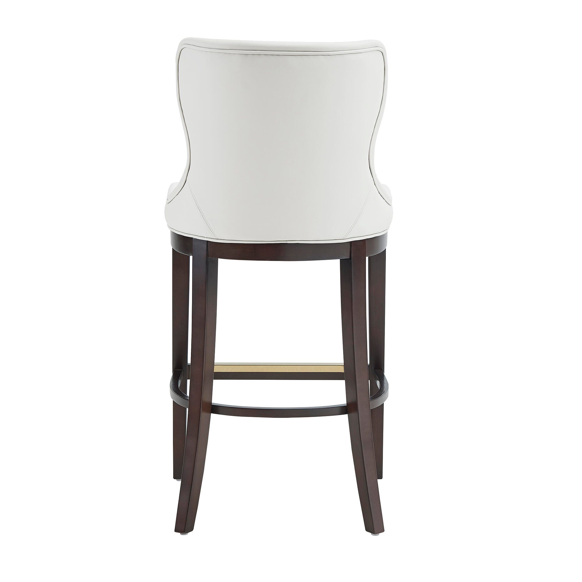 Manhattan Comfort Blair Bar Height Bar Stool, White, large