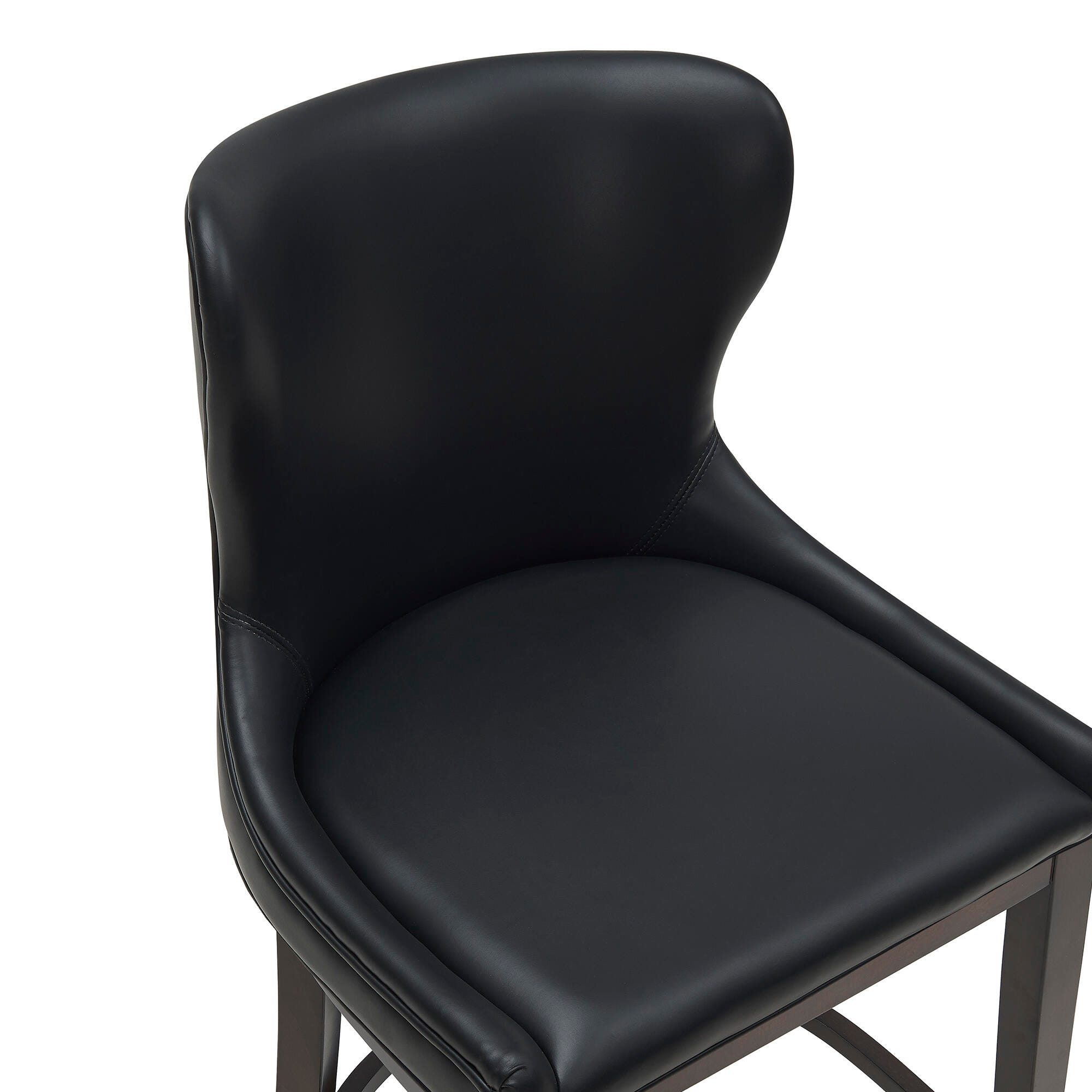 Manhattan Comfort Blair Counter Height Counter Stool, Black, large