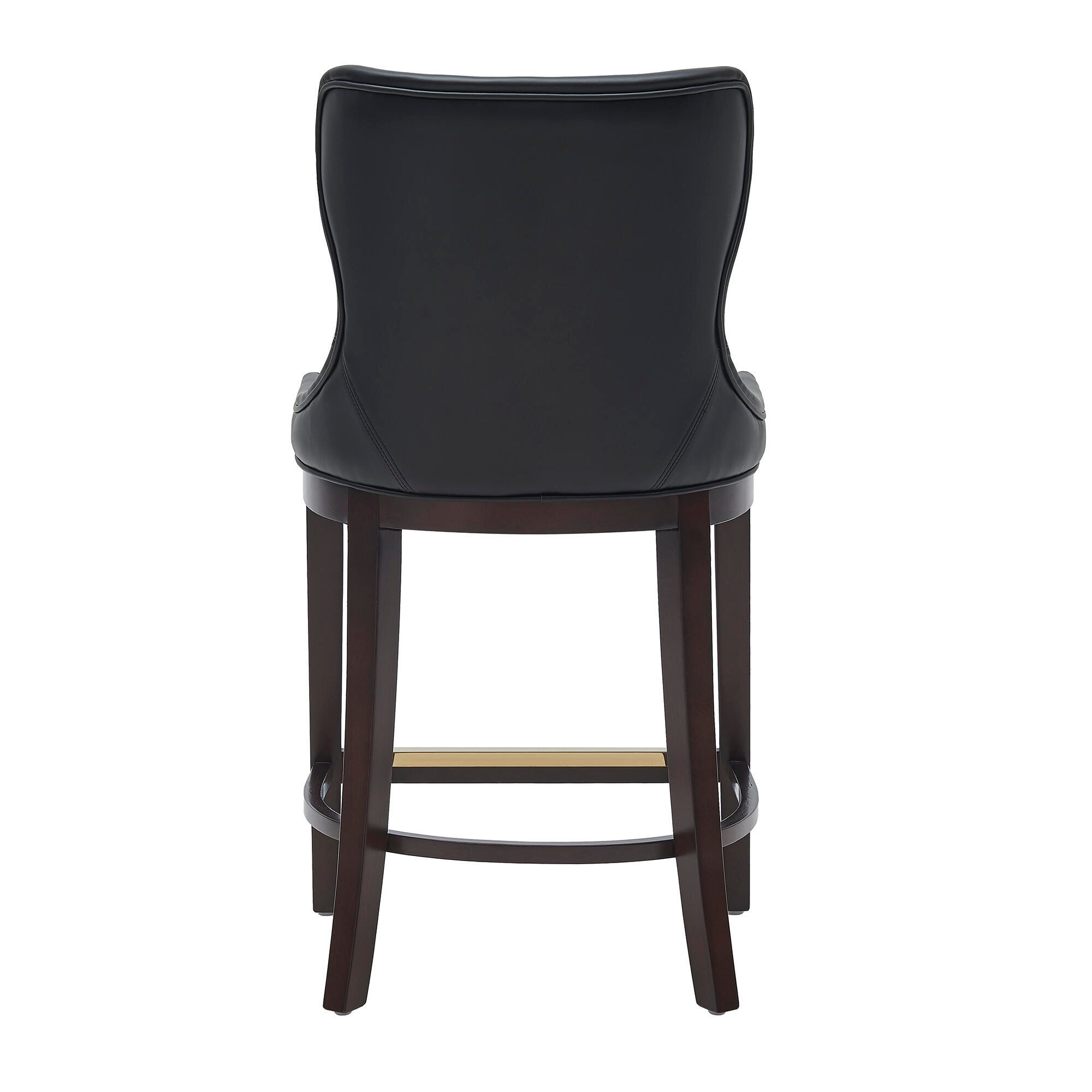 Manhattan Comfort Blair Counter Height Counter Stool, Black, large
