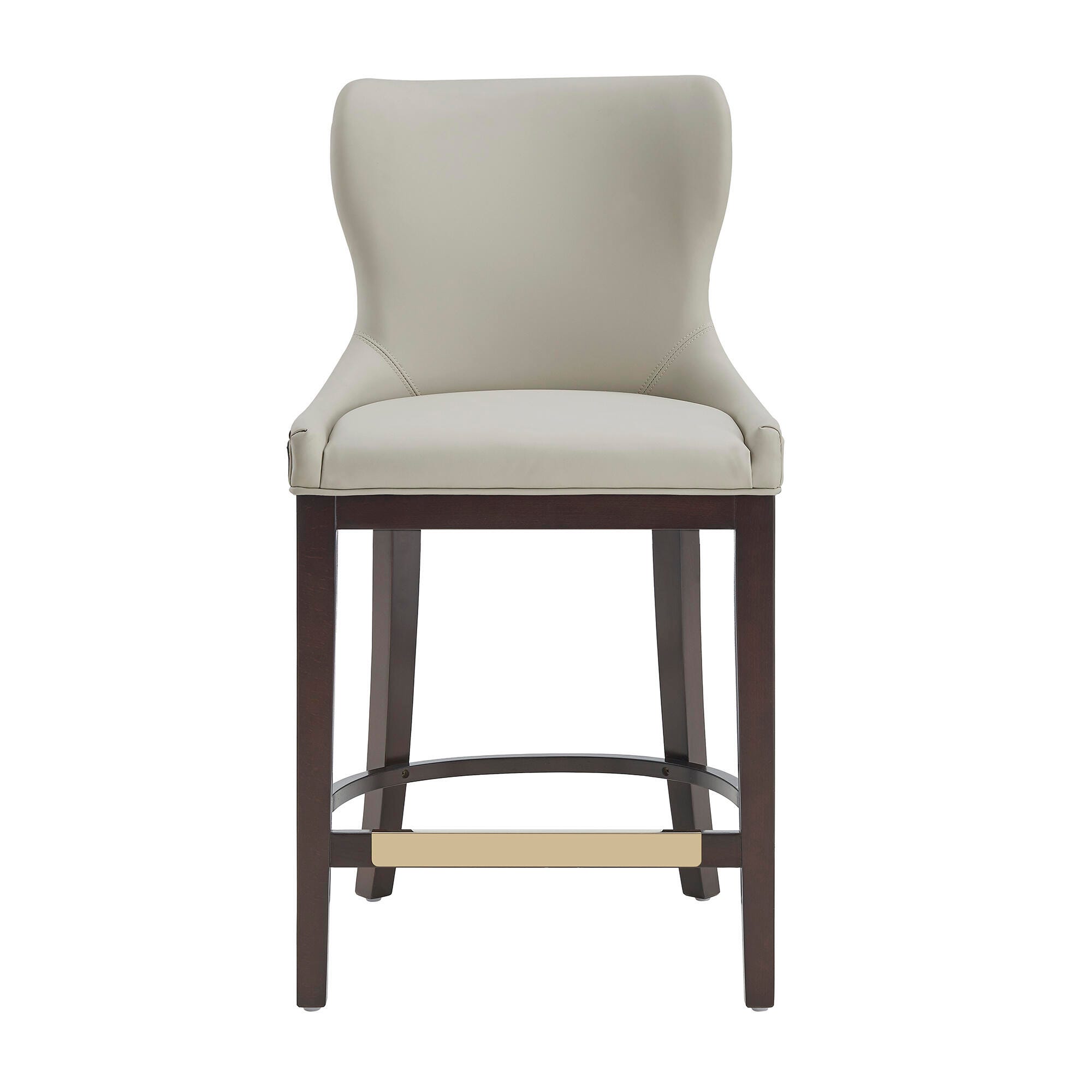 Manhattan Comfort Blair Counter Height Counter Stool, Stone, large