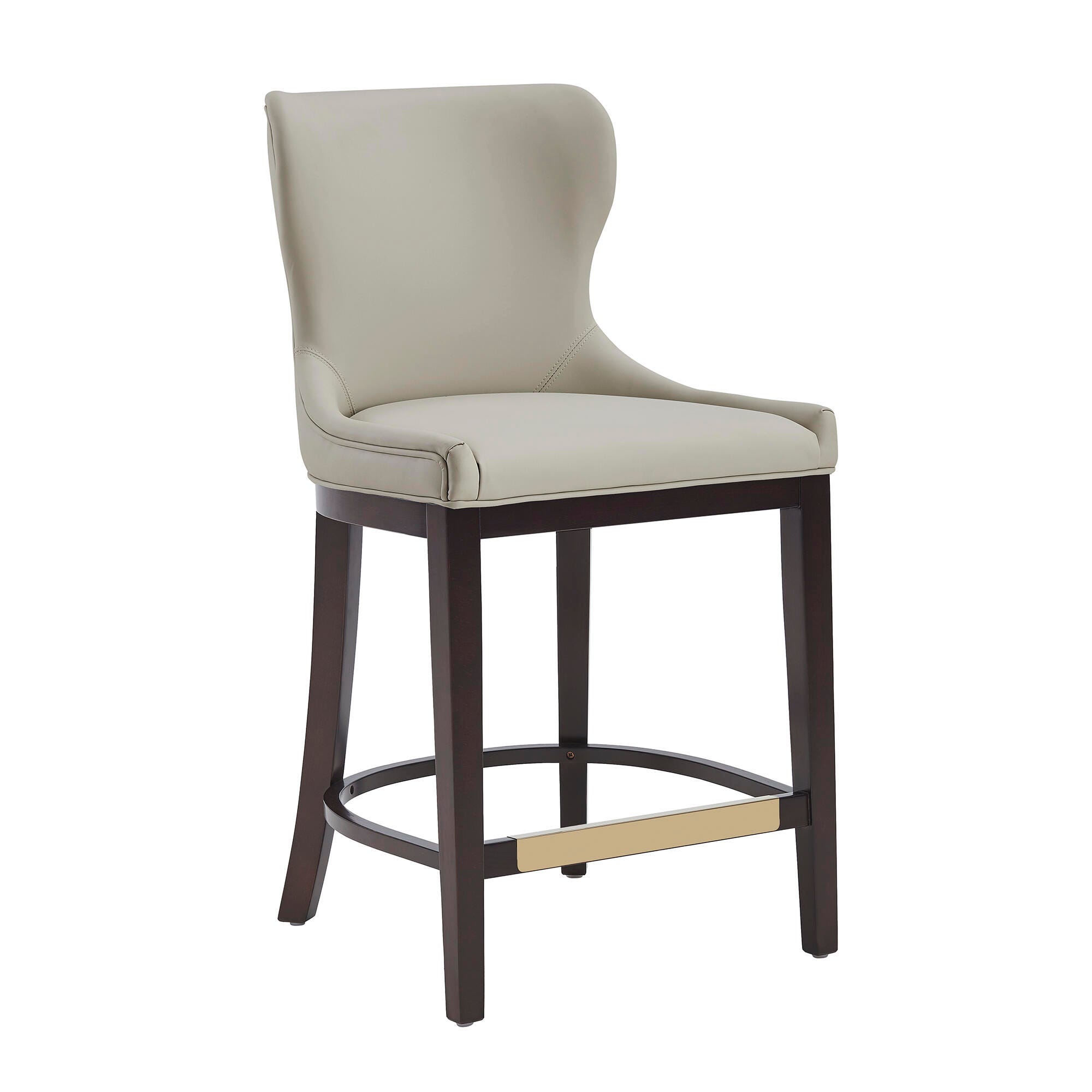 Manhattan Comfort Blair Counter Height Counter Stool, Stone, large