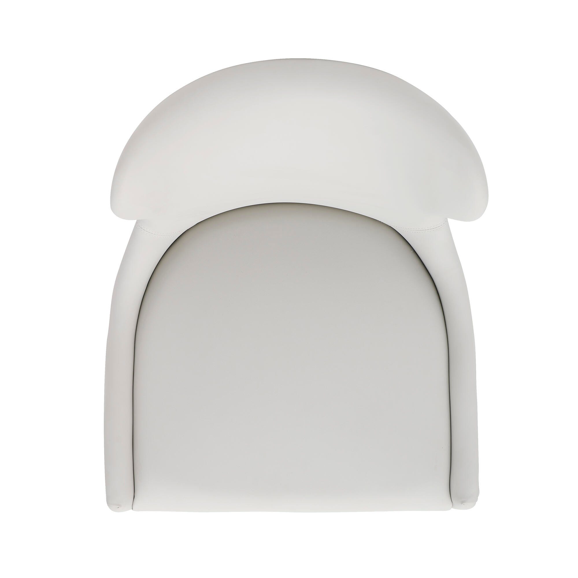 Manhattan Comfort Blair Counter Height Counter Stool, White, large