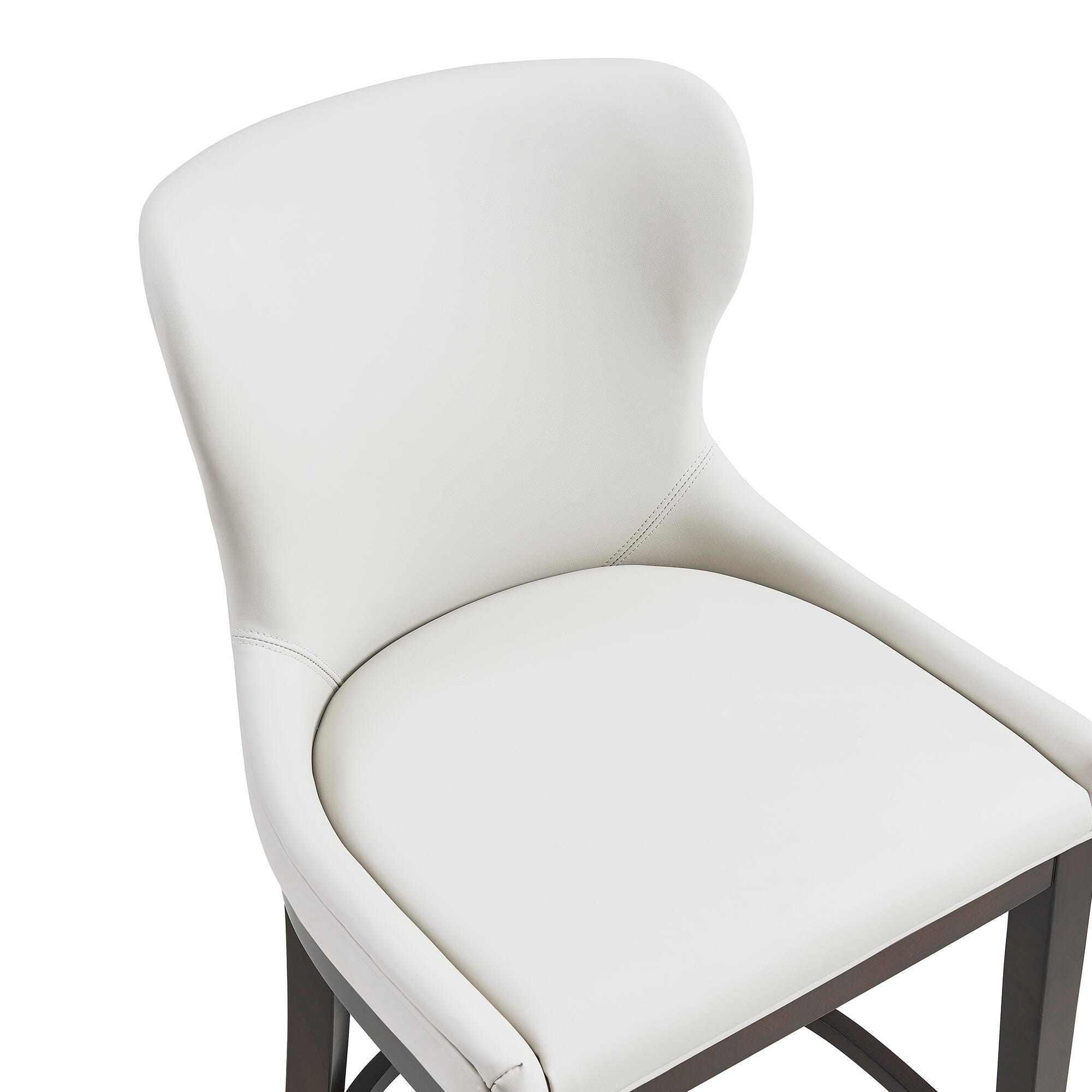 Manhattan Comfort Blair Counter Height Counter Stool, White, large