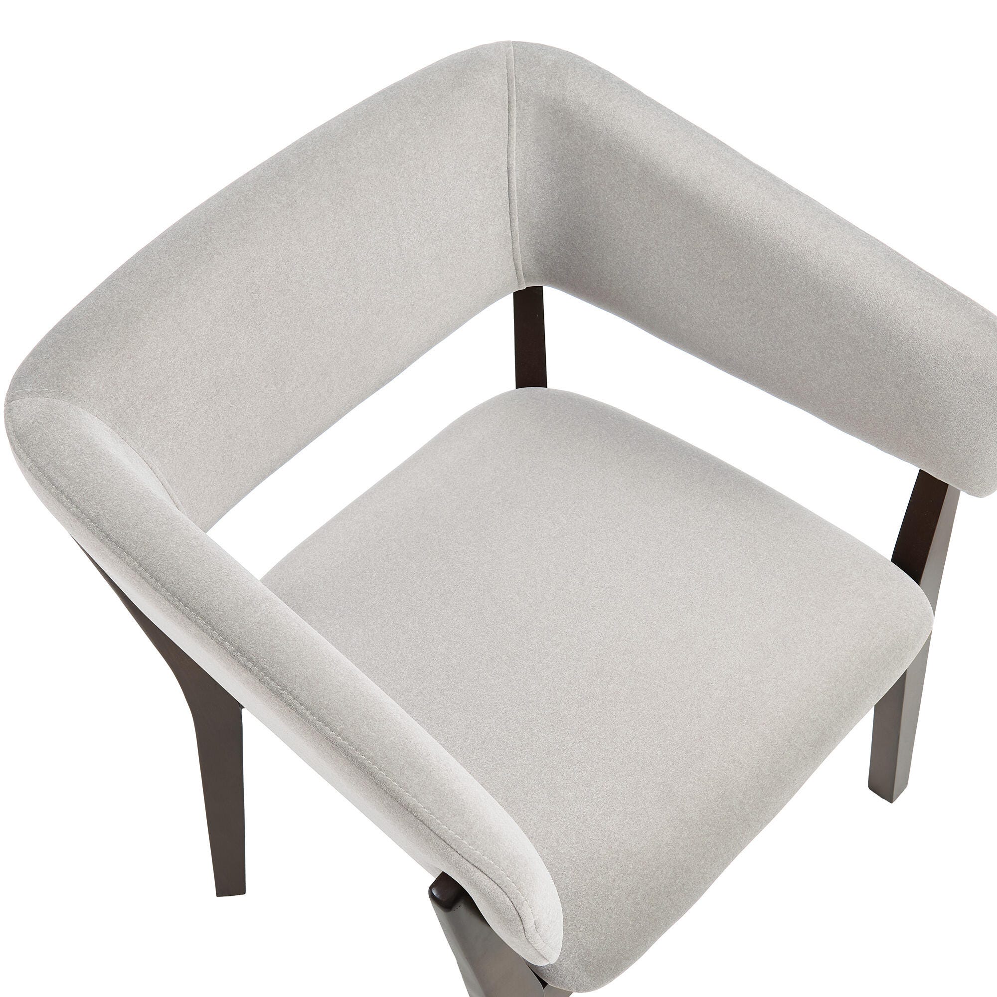 Manhattan Comfort Blake Dining Chair, Greige, large