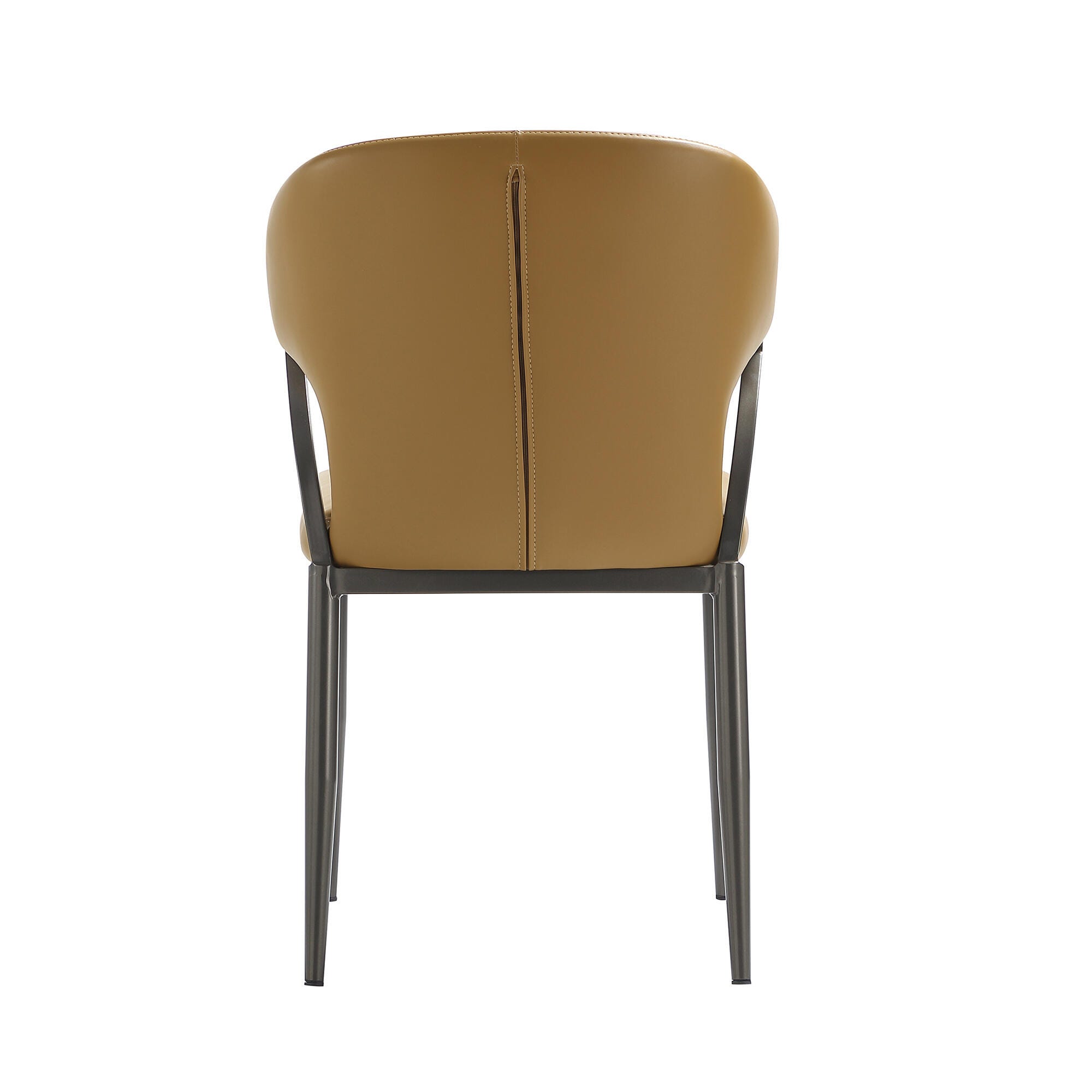 Manhattan Comfort Kirsten Dining Chair (Set of 2), Camel, large